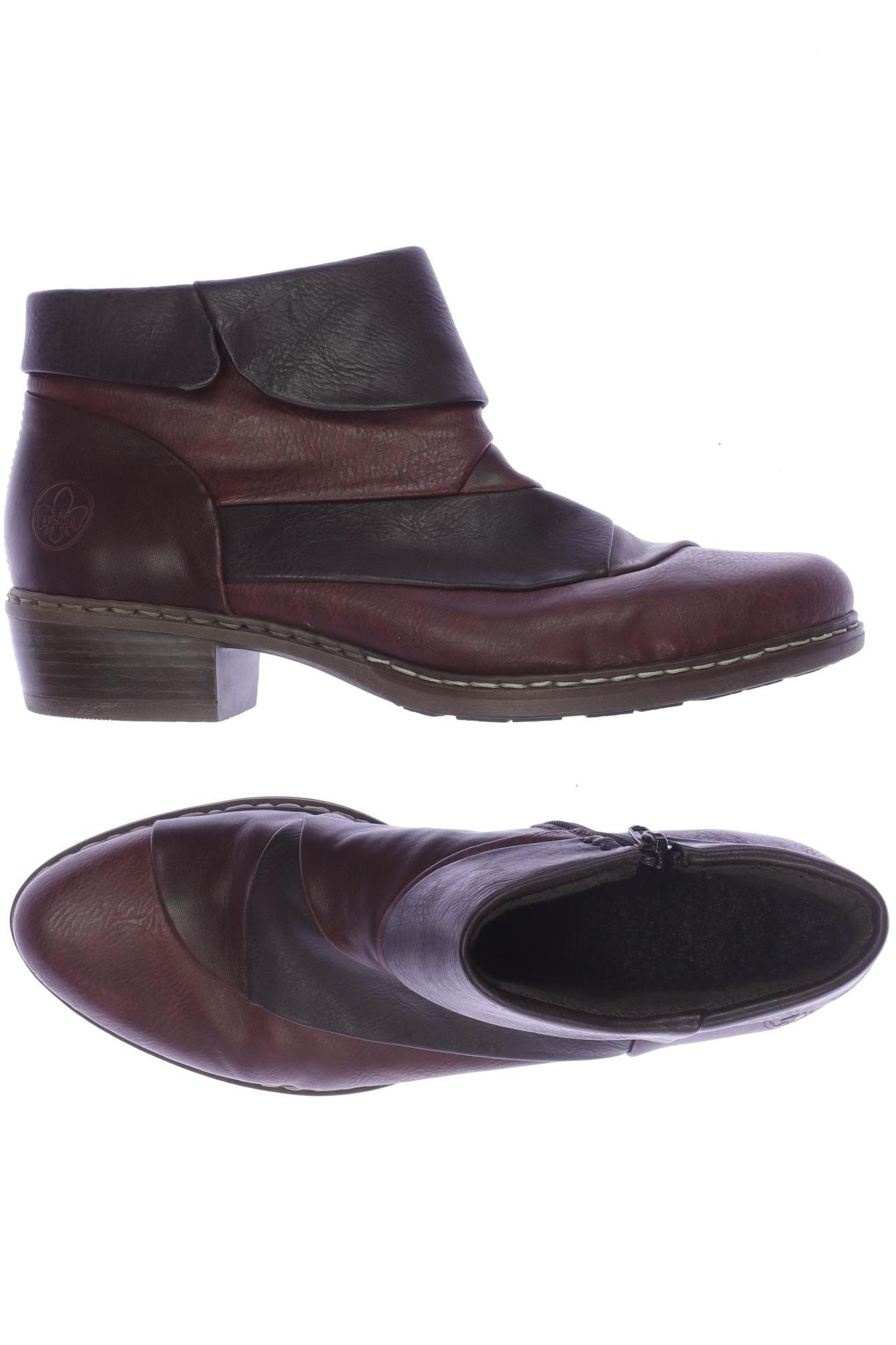 

Rieker Damen Stiefelette, bordeaux, Gr. 39