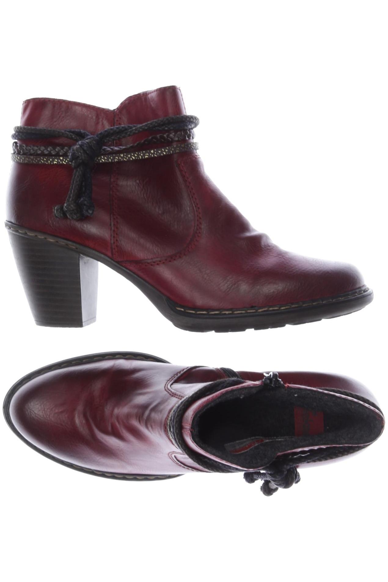 

Rieker Damen Stiefelette, bordeaux, Gr. 41