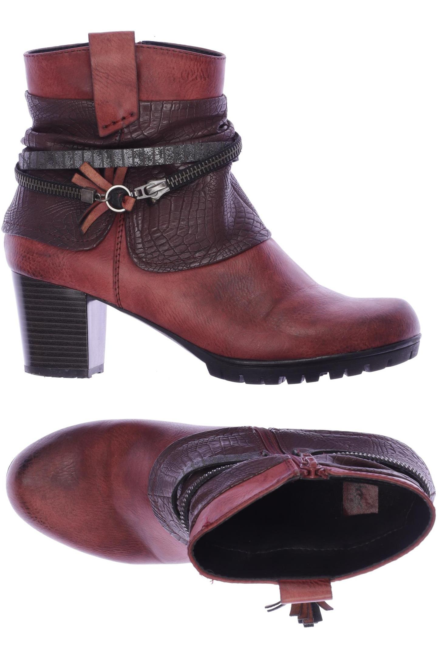 

Rieker Damen Stiefelette, rot, Gr. 38