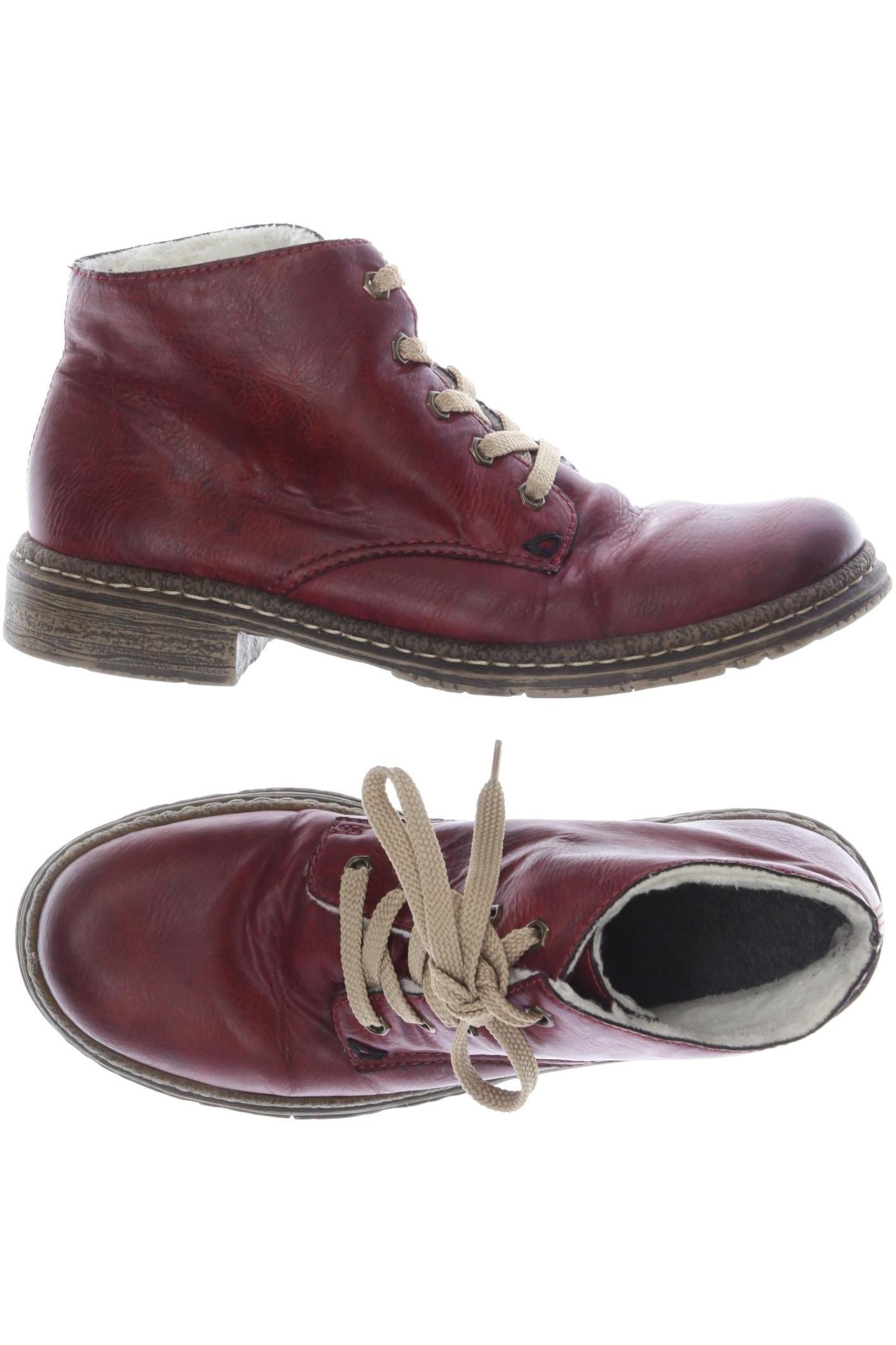 

Rieker Damen Stiefelette, bordeaux, Gr. 39