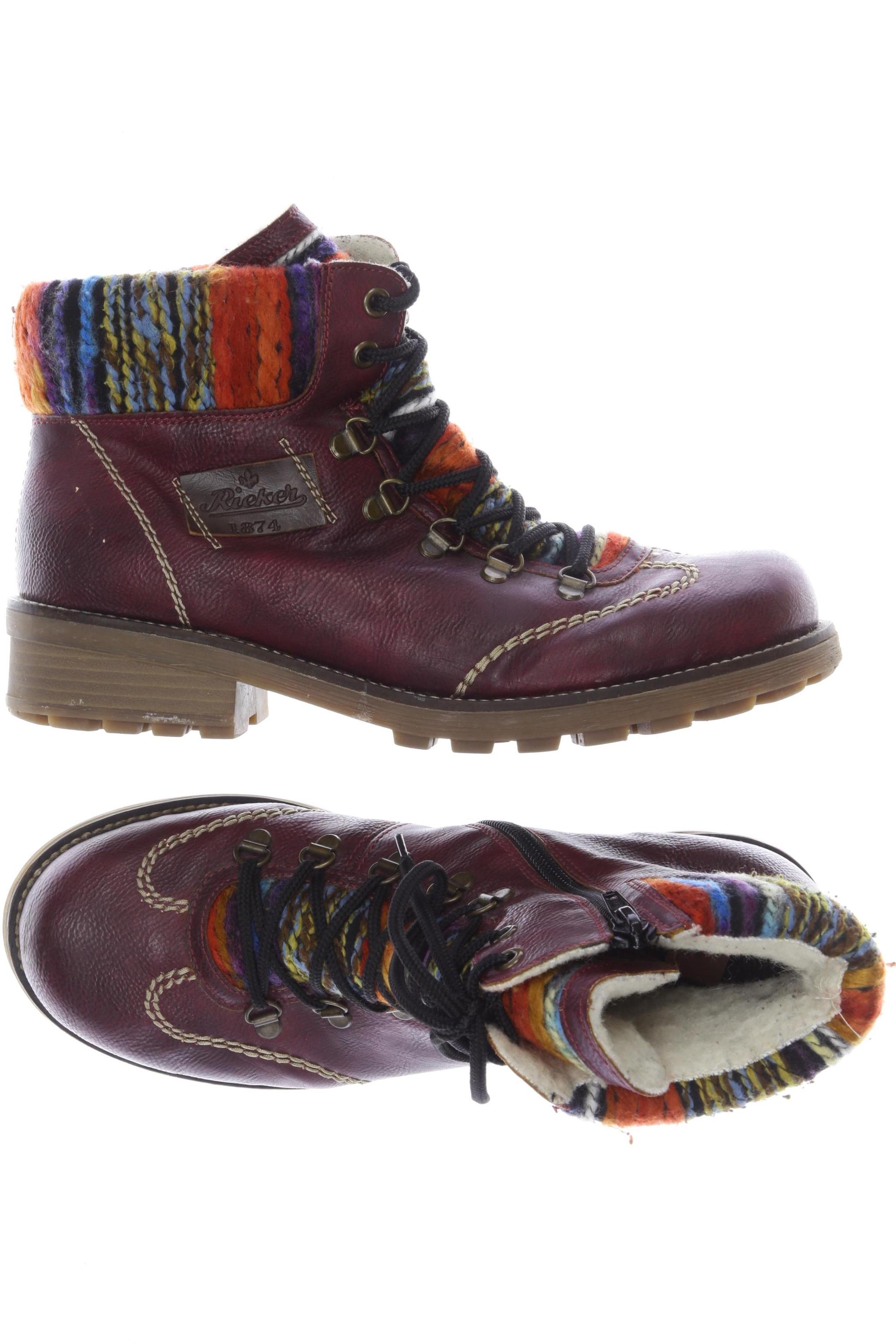 

Rieker Damen Stiefelette, bordeaux, Gr. 41