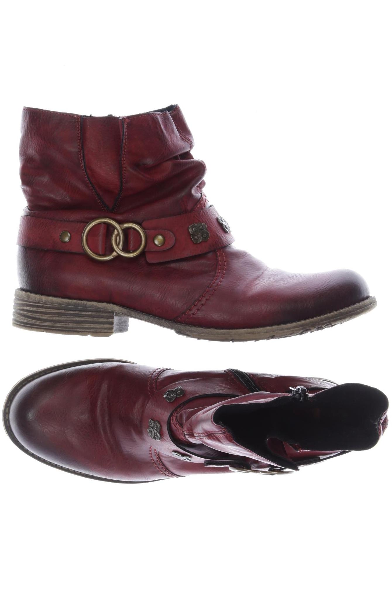 

Rieker Damen Stiefelette, bordeaux, Gr. 40