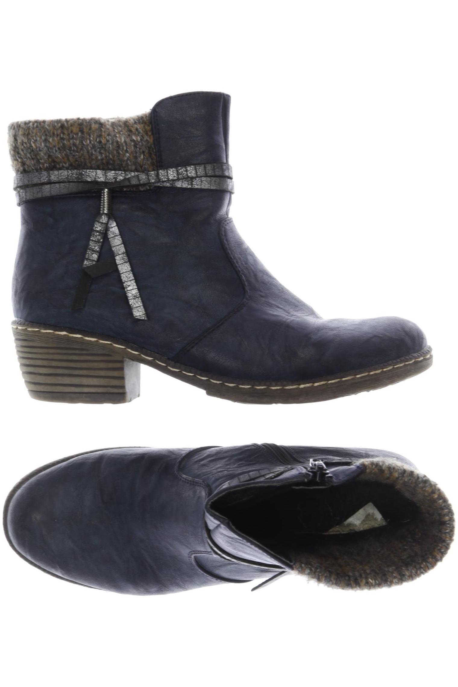 

Rieker Damen Stiefelette, marineblau, Gr. 36