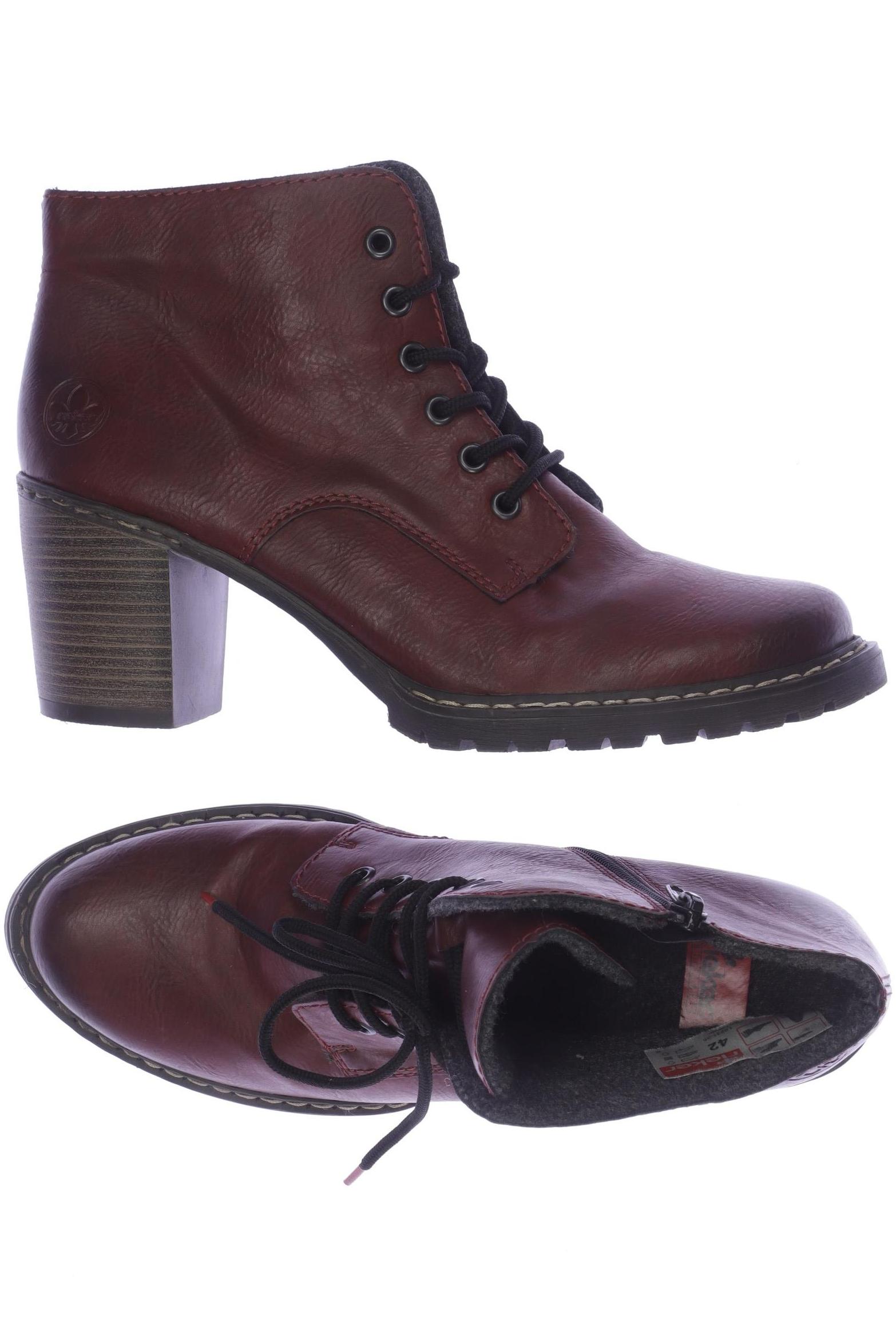 

Rieker Damen Stiefelette, rot, Gr. 42