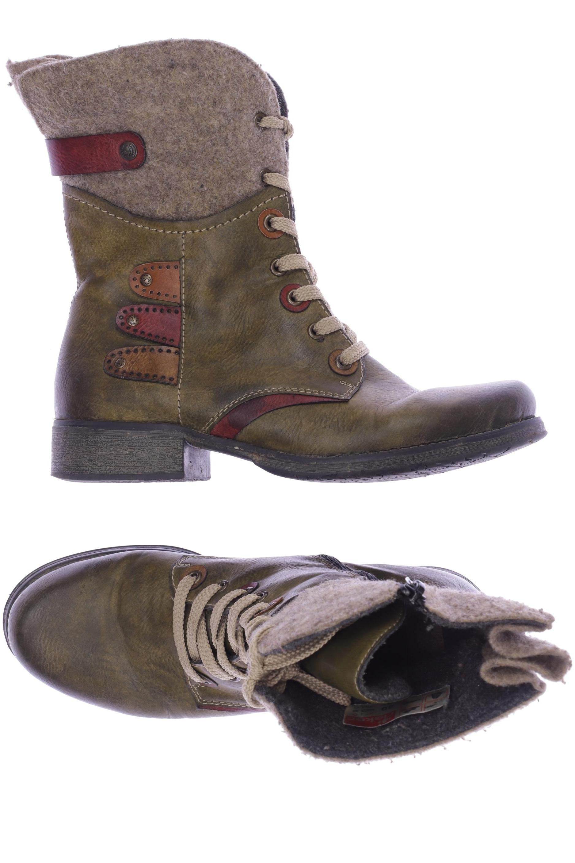 

Rieker Damen Stiefelette, grün, Gr. 40