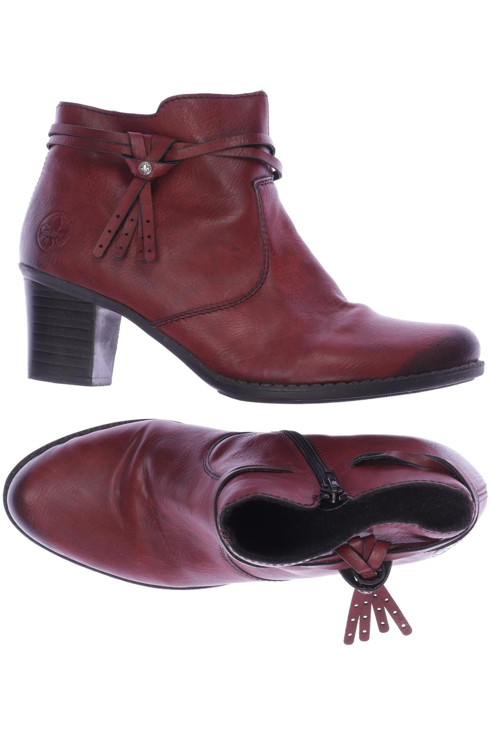 

Rieker Damen Stiefelette, bordeaux, Gr. 39