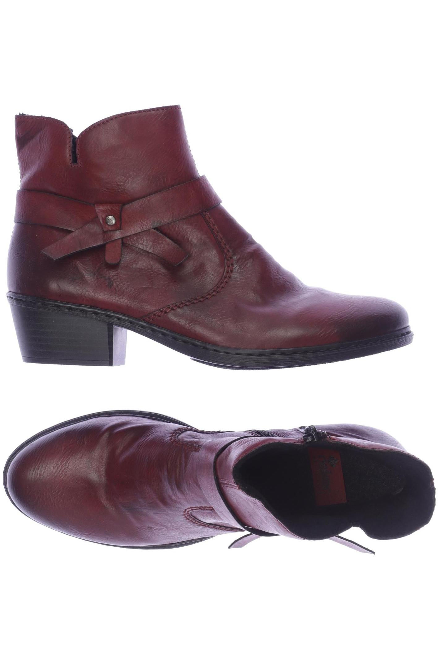

Rieker Damen Stiefelette, bordeaux, Gr. 40