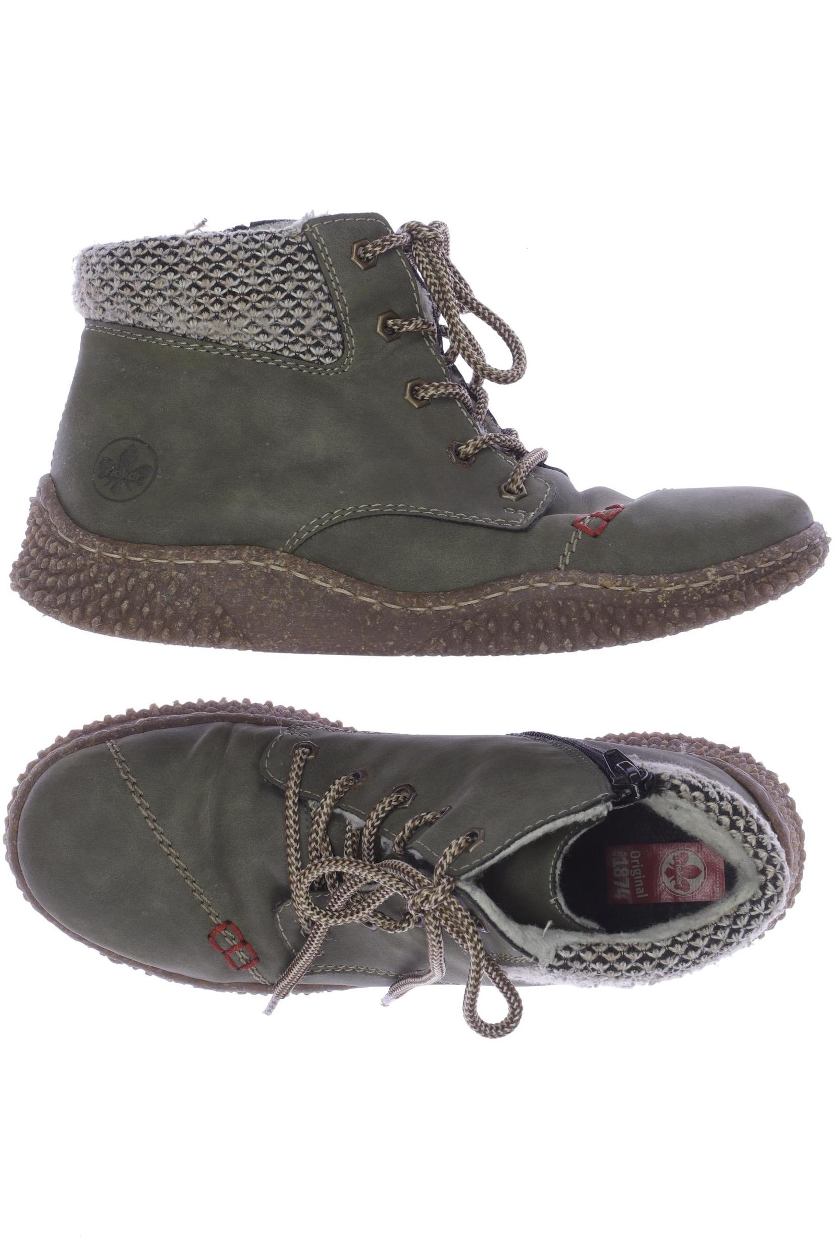

Rieker Damen Stiefelette, grün, Gr. 38