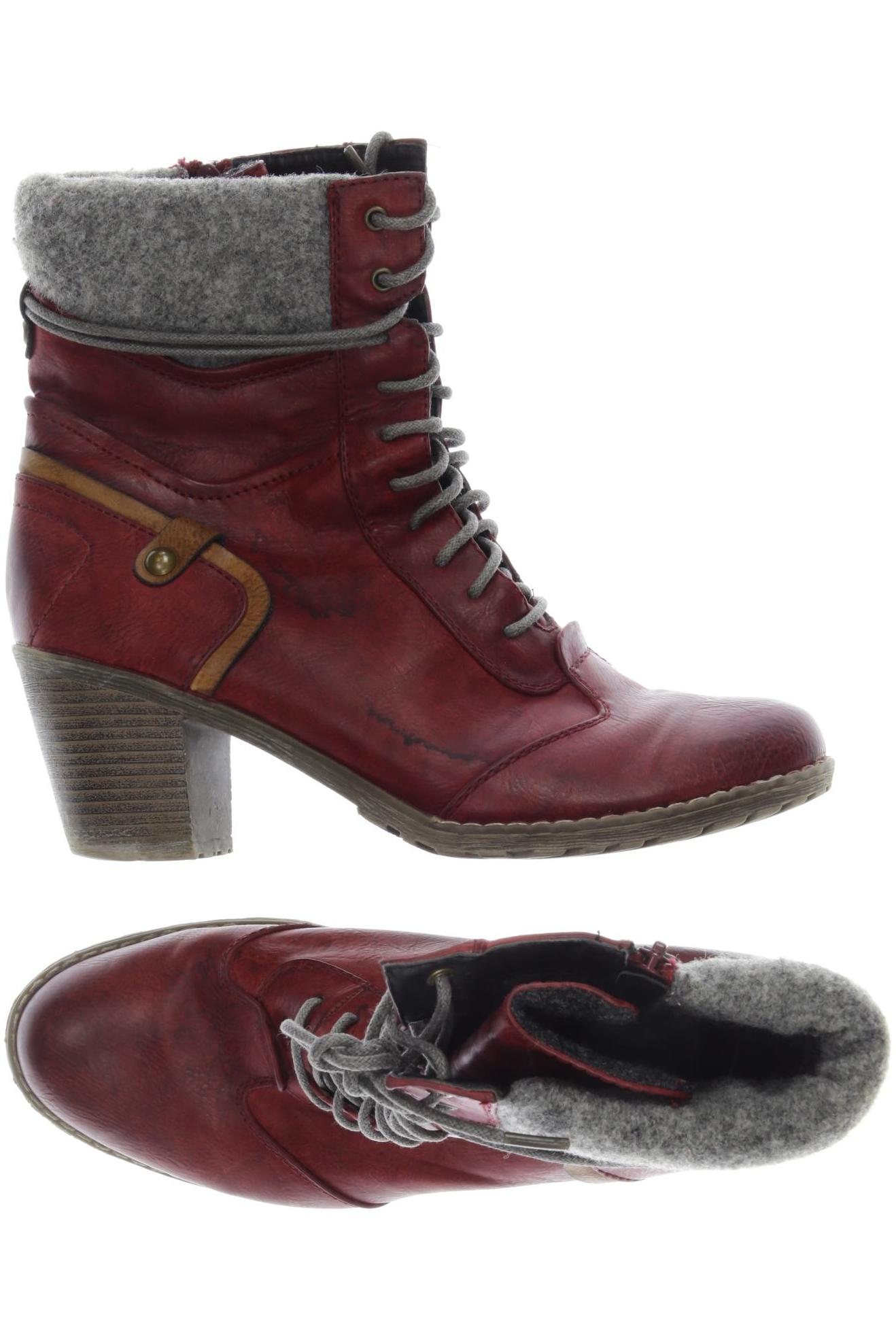 

Rieker Damen Stiefelette, rot, Gr. 41