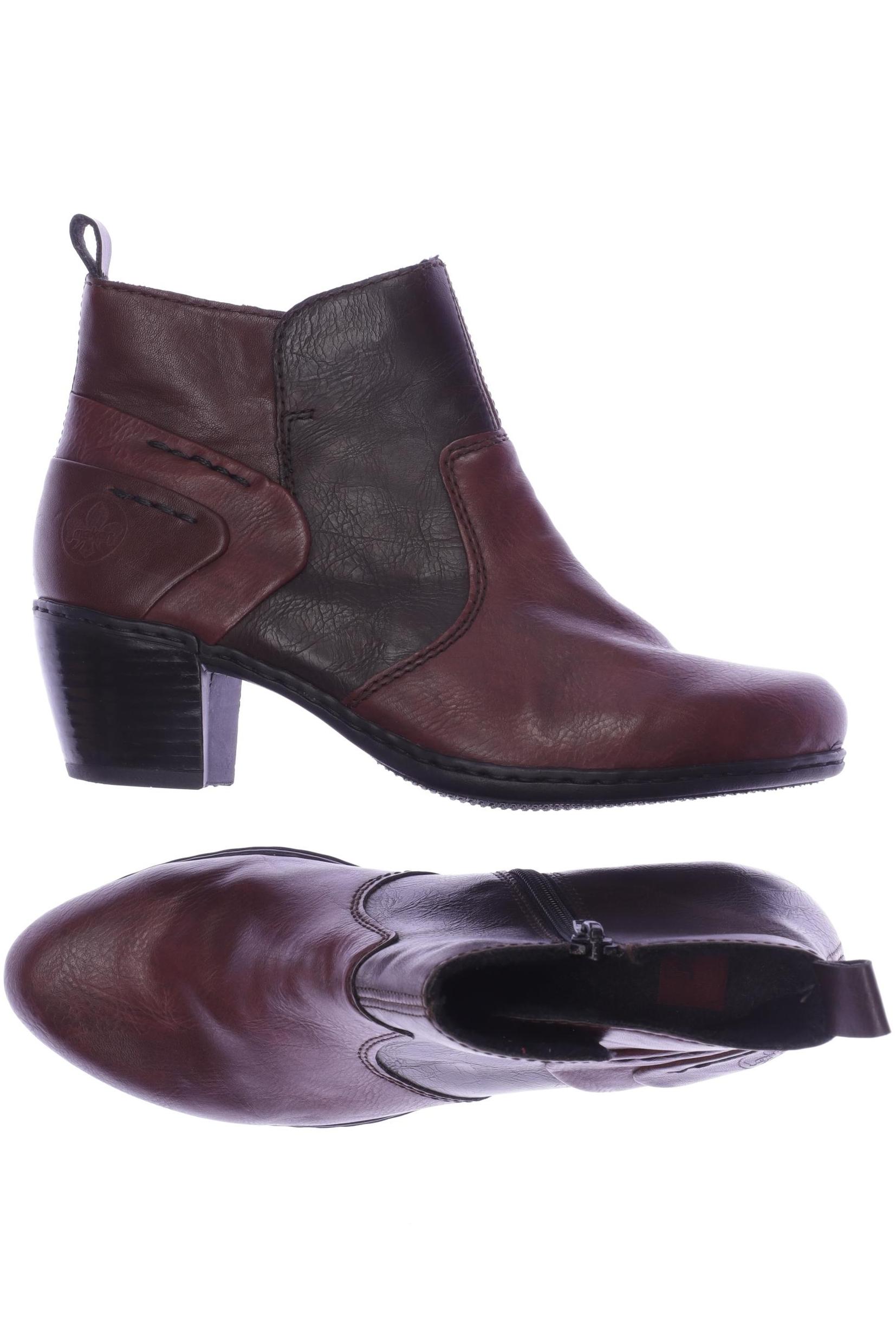 

Rieker Damen Stiefelette, bordeaux, Gr. 37