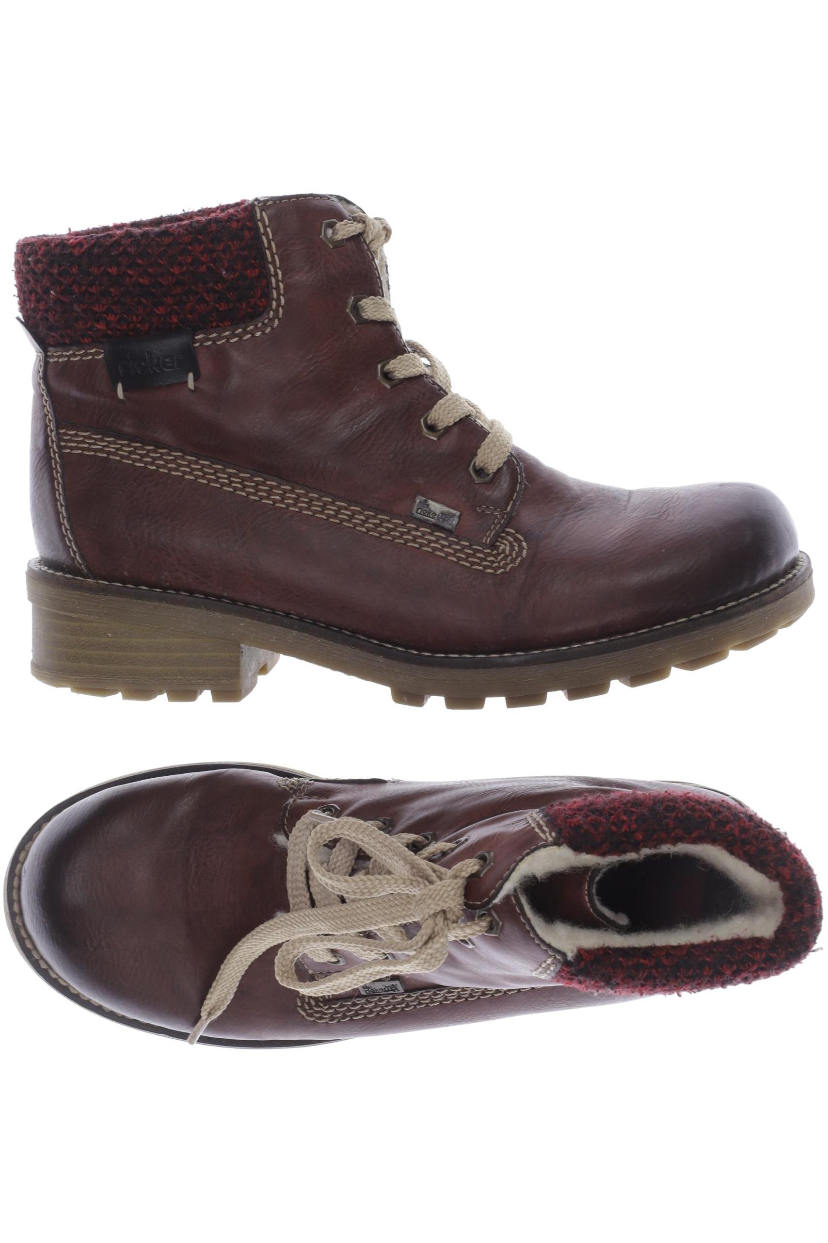 

Rieker Damen Stiefelette, bordeaux, Gr. 37