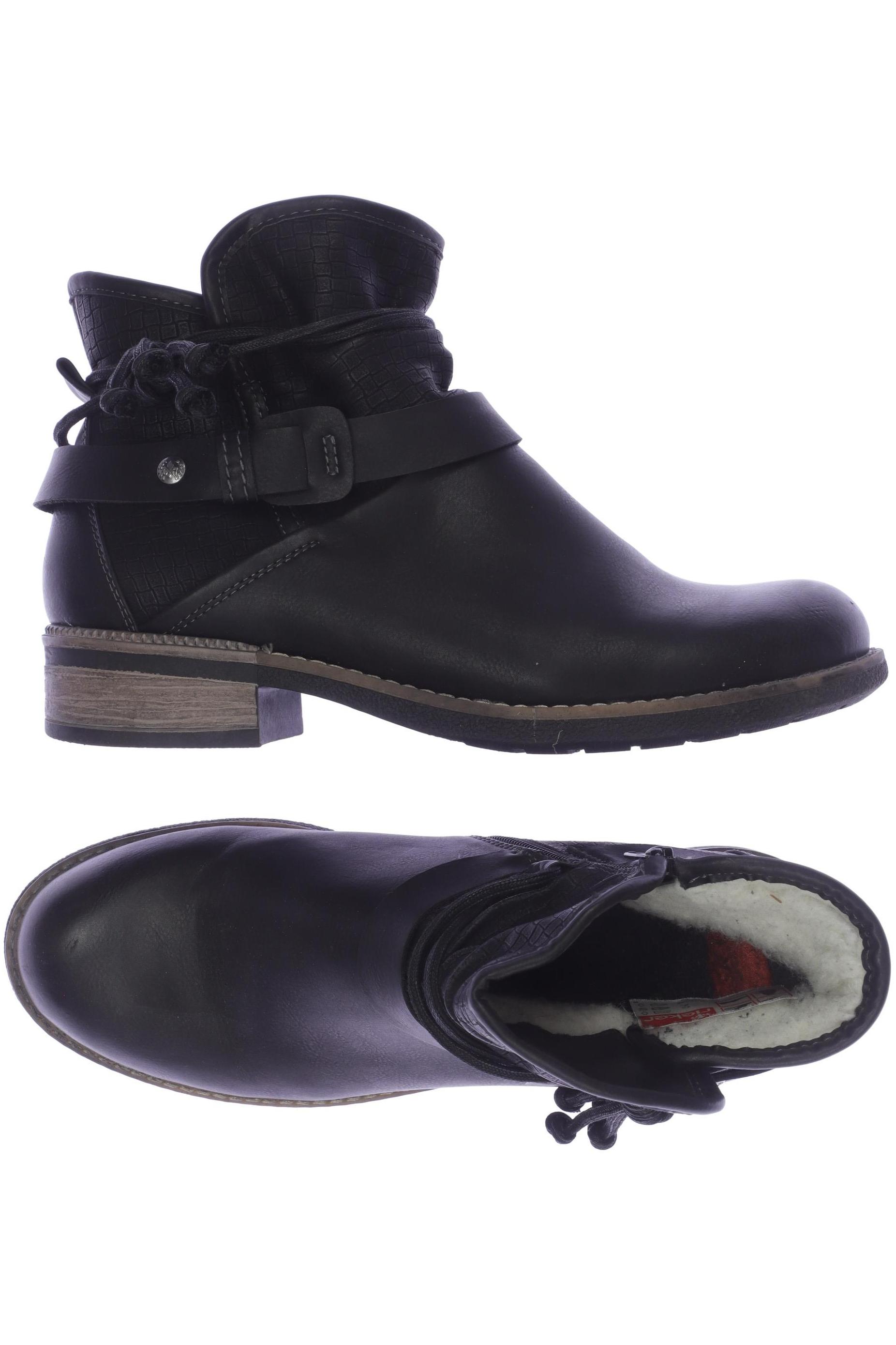 

Rieker Damen Stiefelette, schwarz, Gr. 42