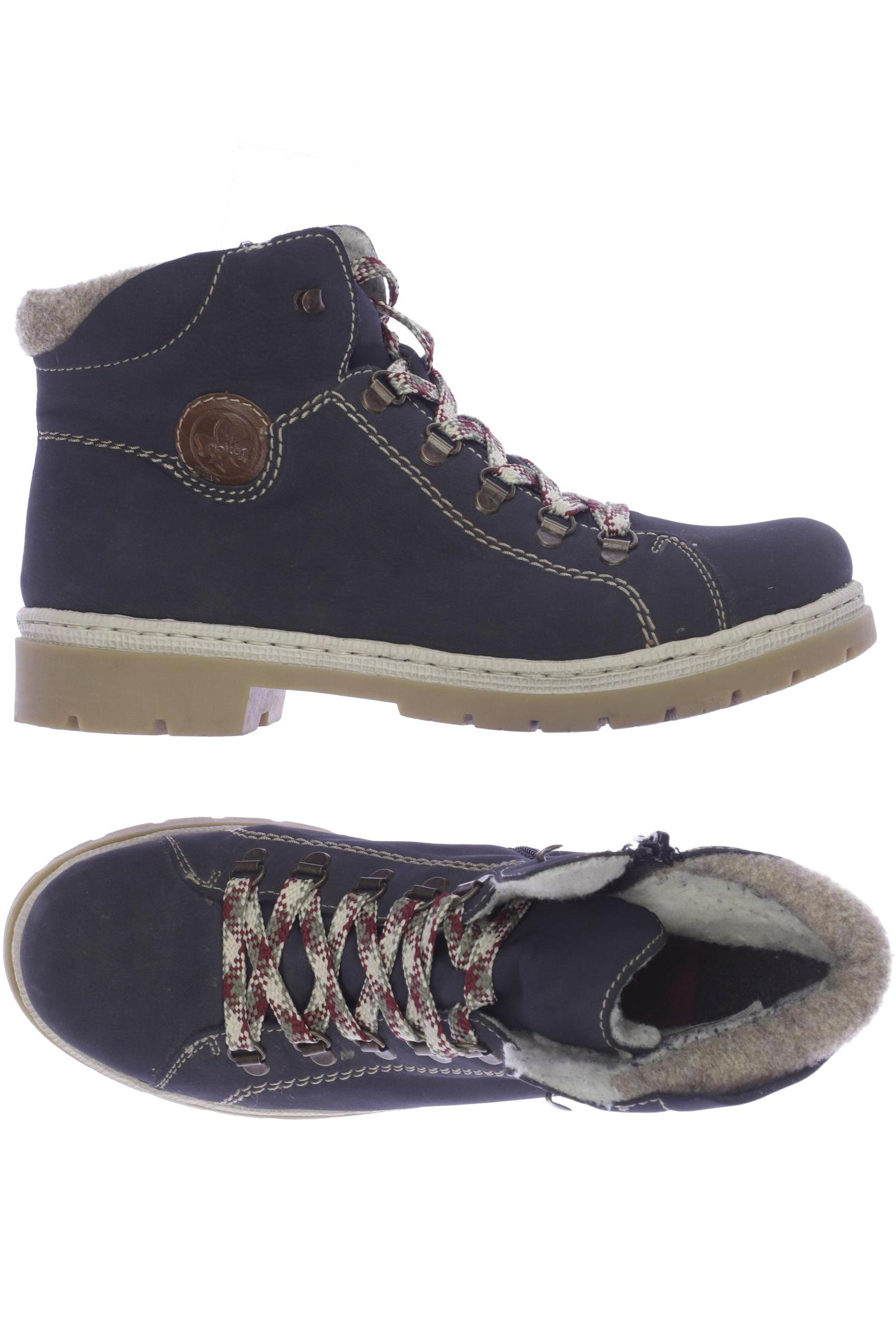 

Rieker Damen Stiefelette, marineblau, Gr. 40