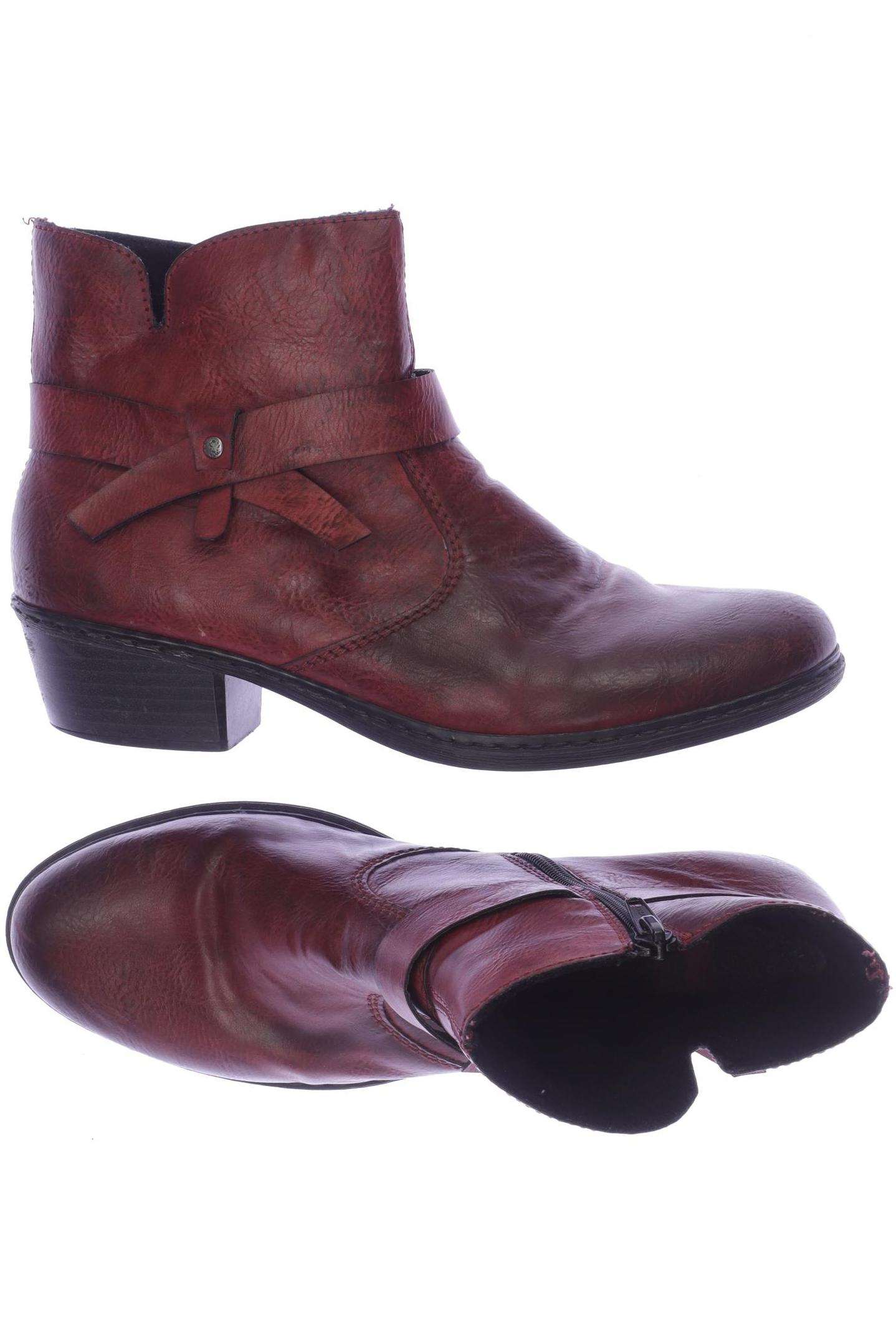 

Rieker Damen Stiefelette, bordeaux, Gr. 40