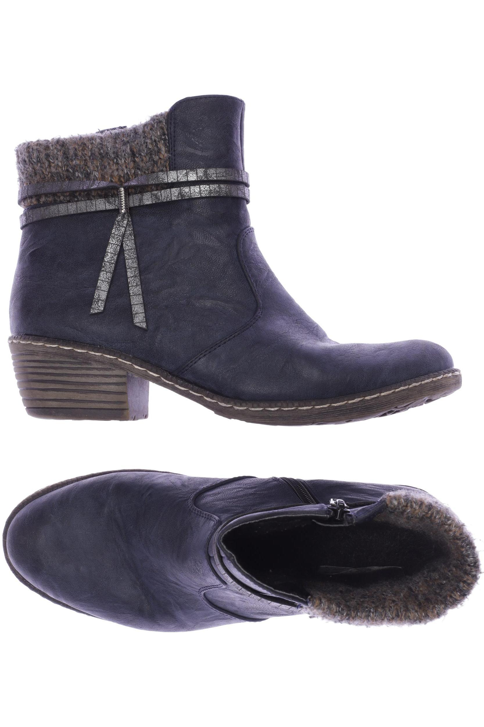 

Rieker Damen Stiefelette, marineblau, Gr. 38