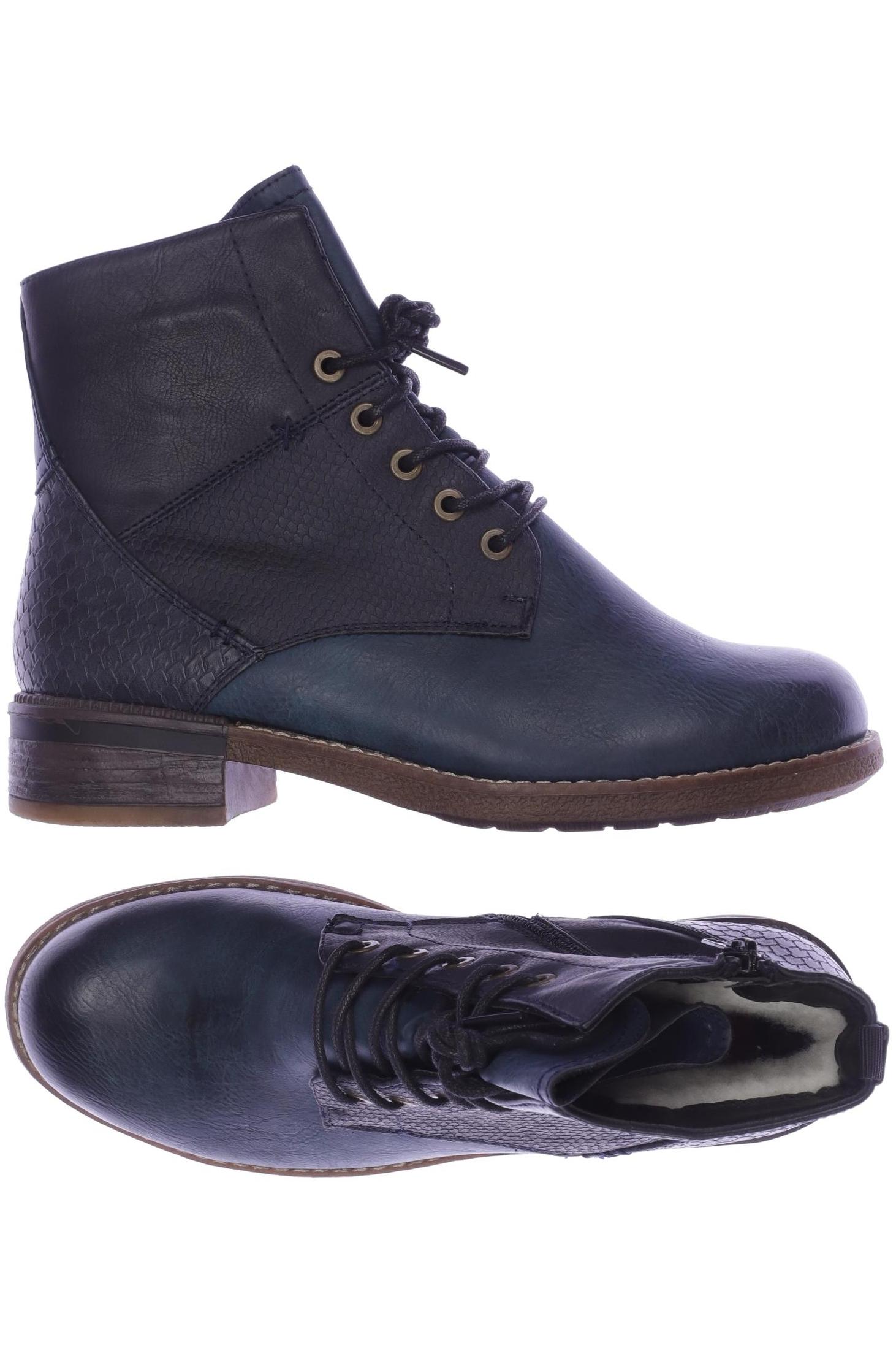 

Rieker Damen Stiefelette, türkis, Gr. 38