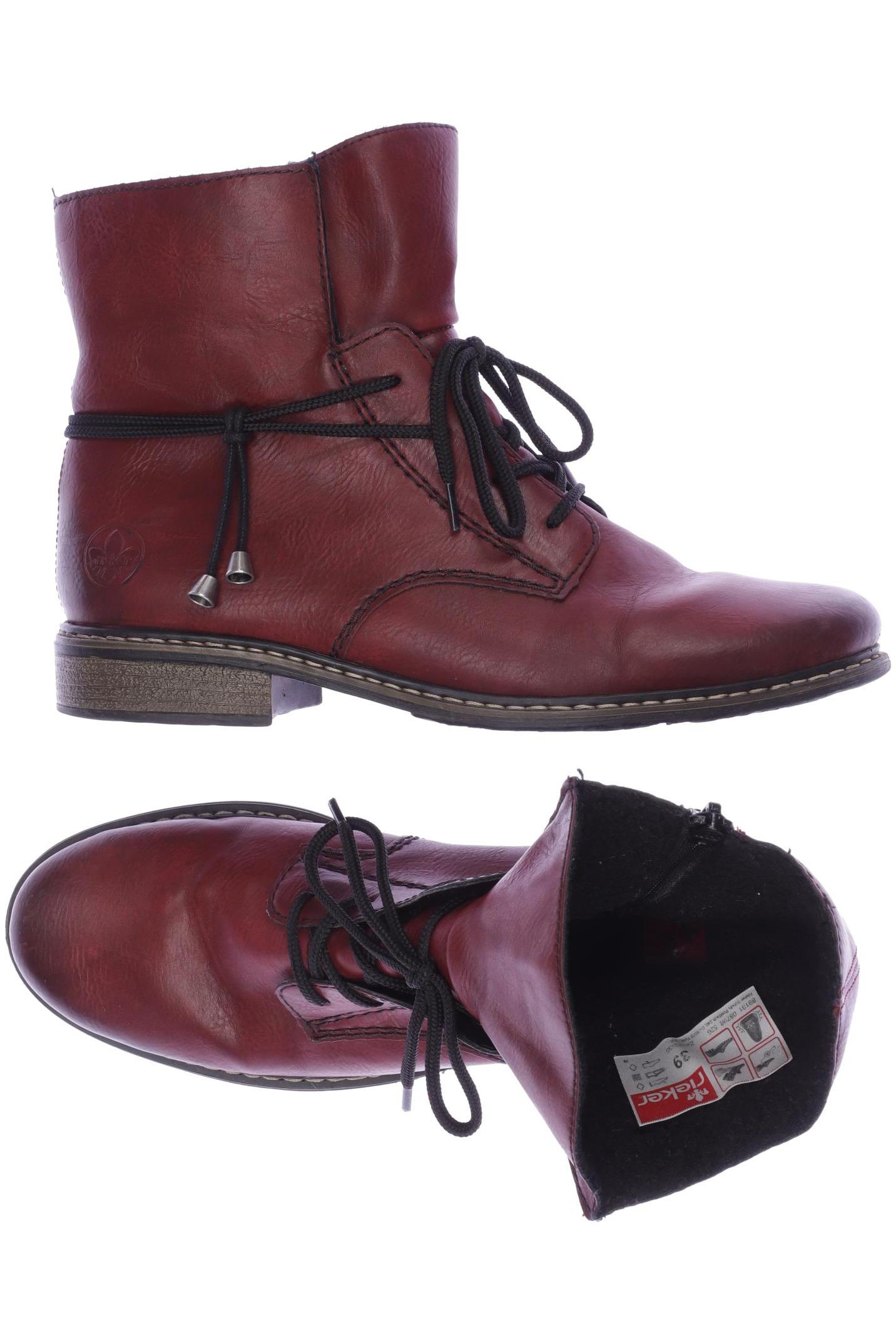 

Rieker Damen Stiefelette, bordeaux, Gr. 39