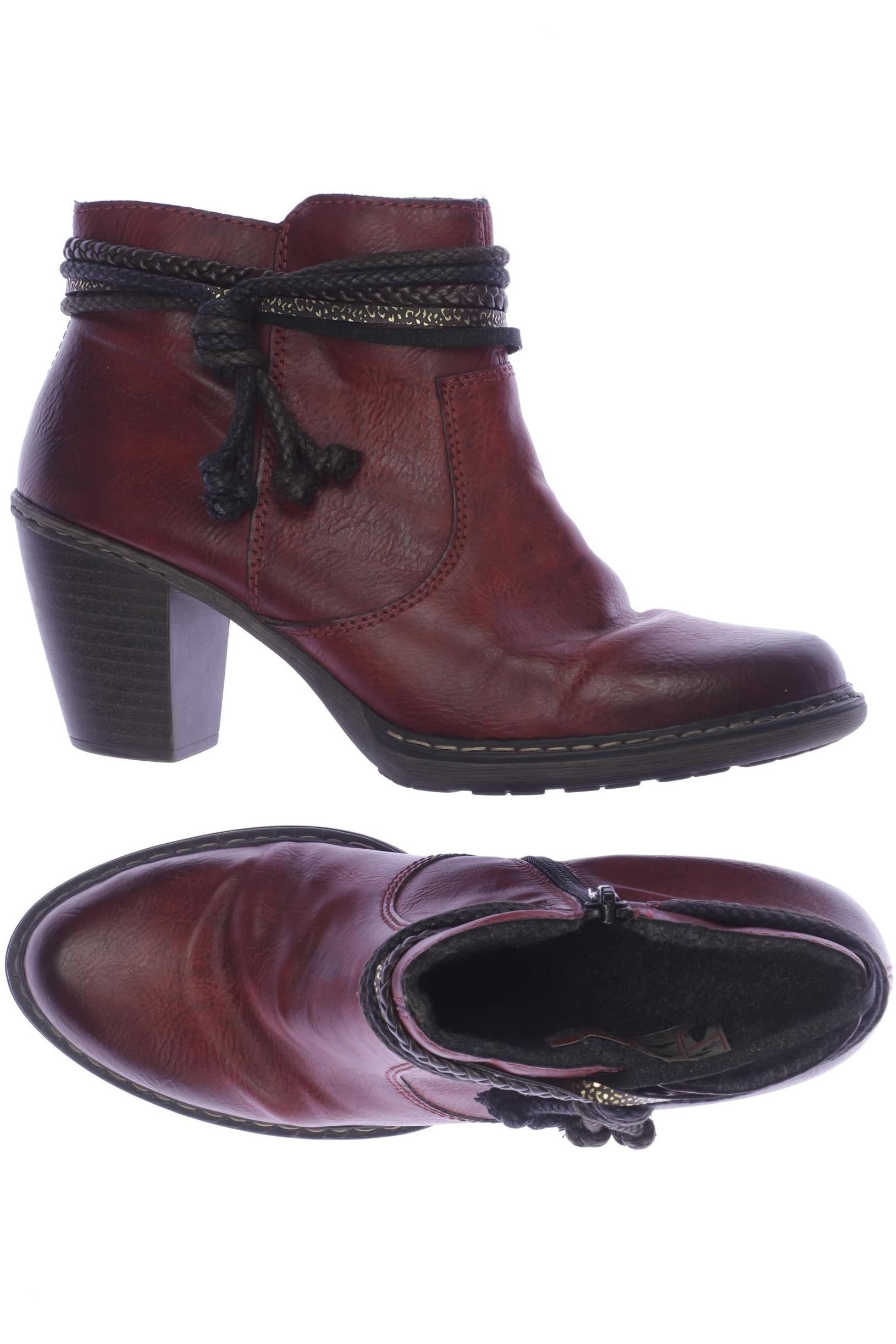 

Rieker Damen Stiefelette, rot, Gr. 40