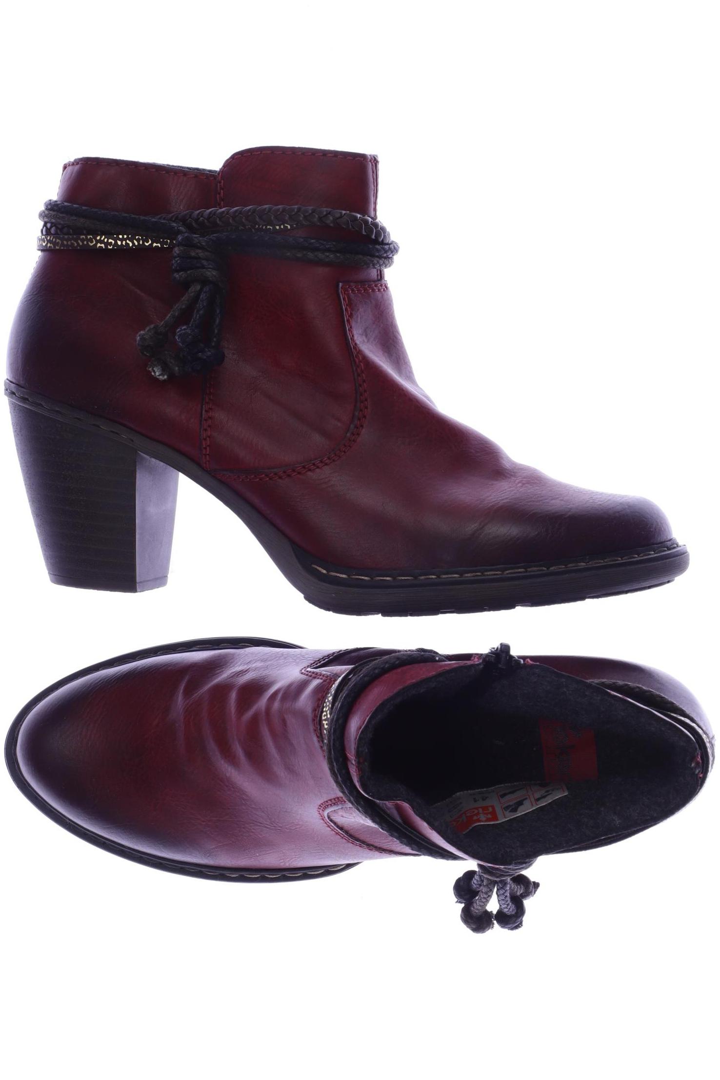 

Rieker Damen Stiefelette, bordeaux, Gr. 41