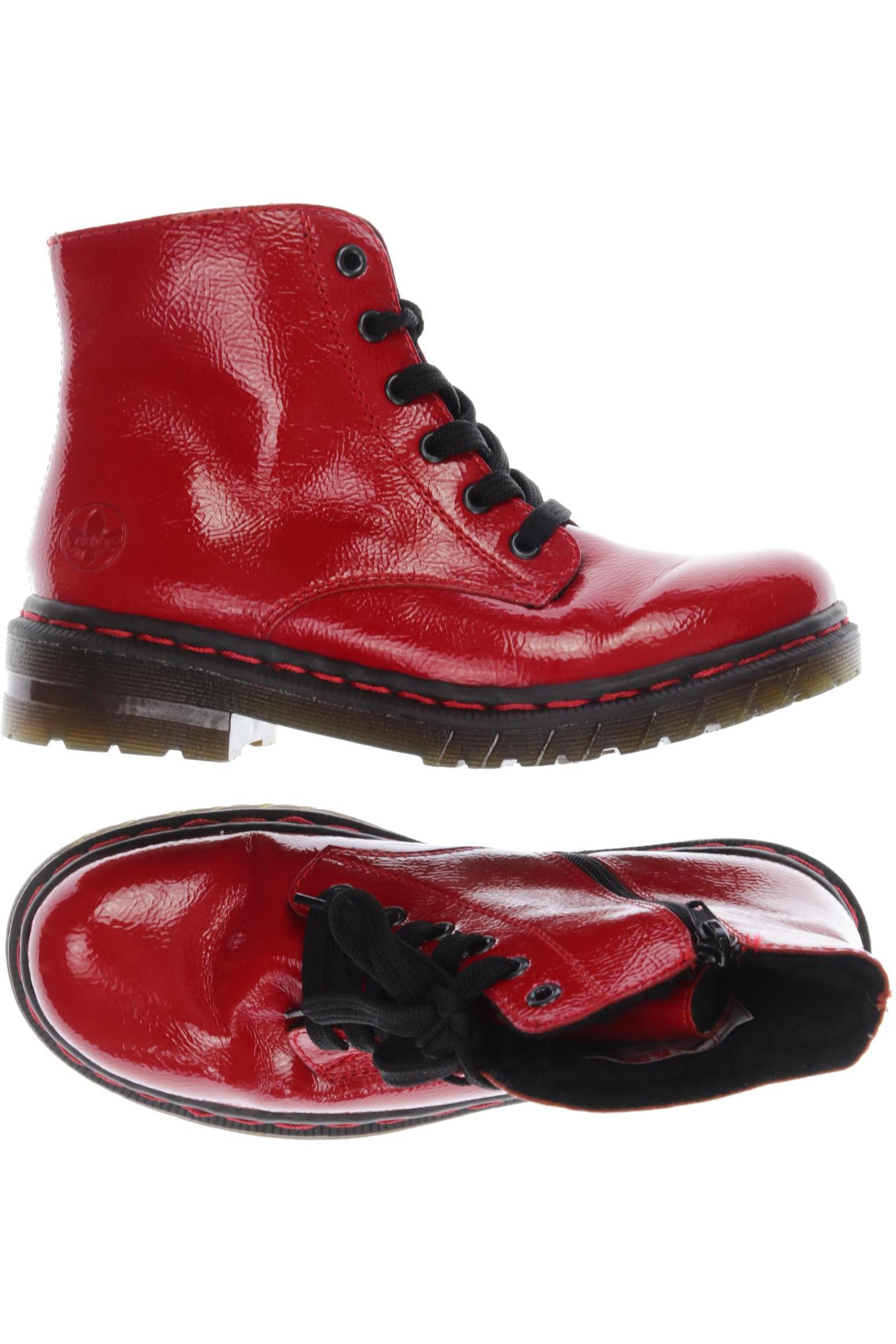 

Rieker Damen Stiefelette, rot, Gr. 38