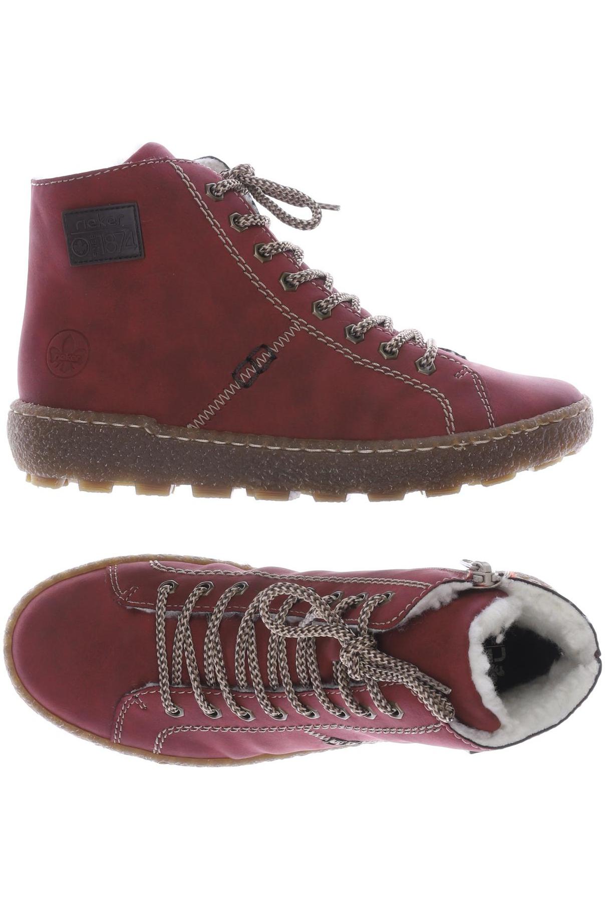 

Rieker Damen Stiefelette, bordeaux, Gr. 38