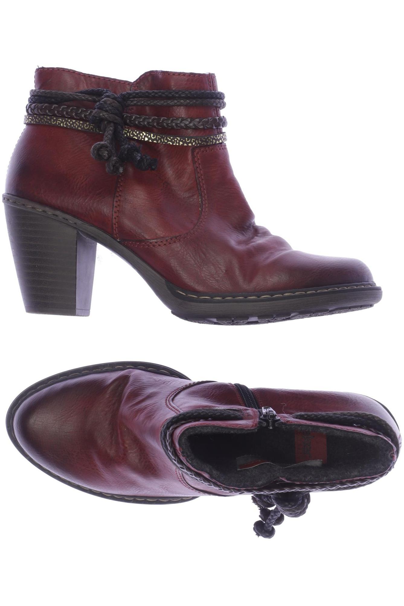 

Rieker Damen Stiefelette, rot, Gr. 38
