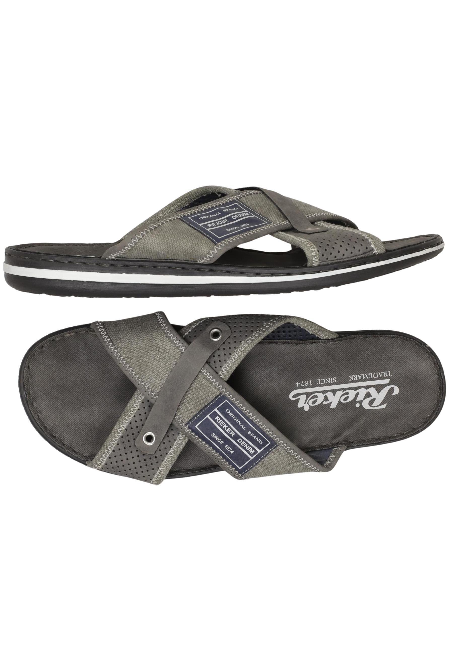 

Rieker Herren Sandale, grau, Gr. 46