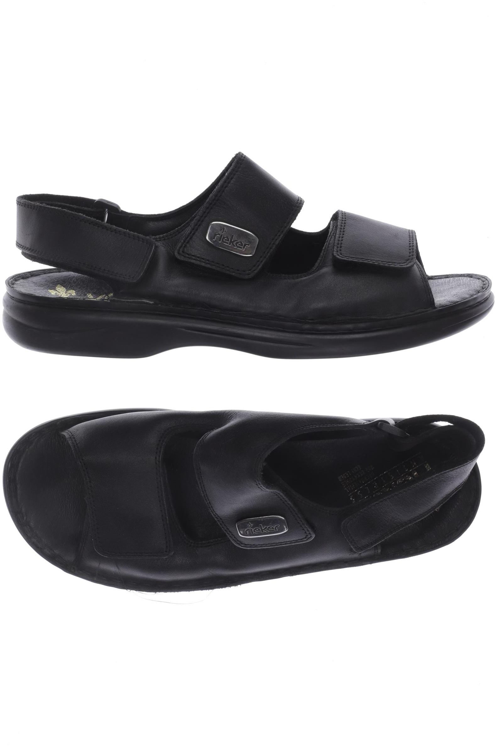 

Rieker Herren Sandale, schwarz