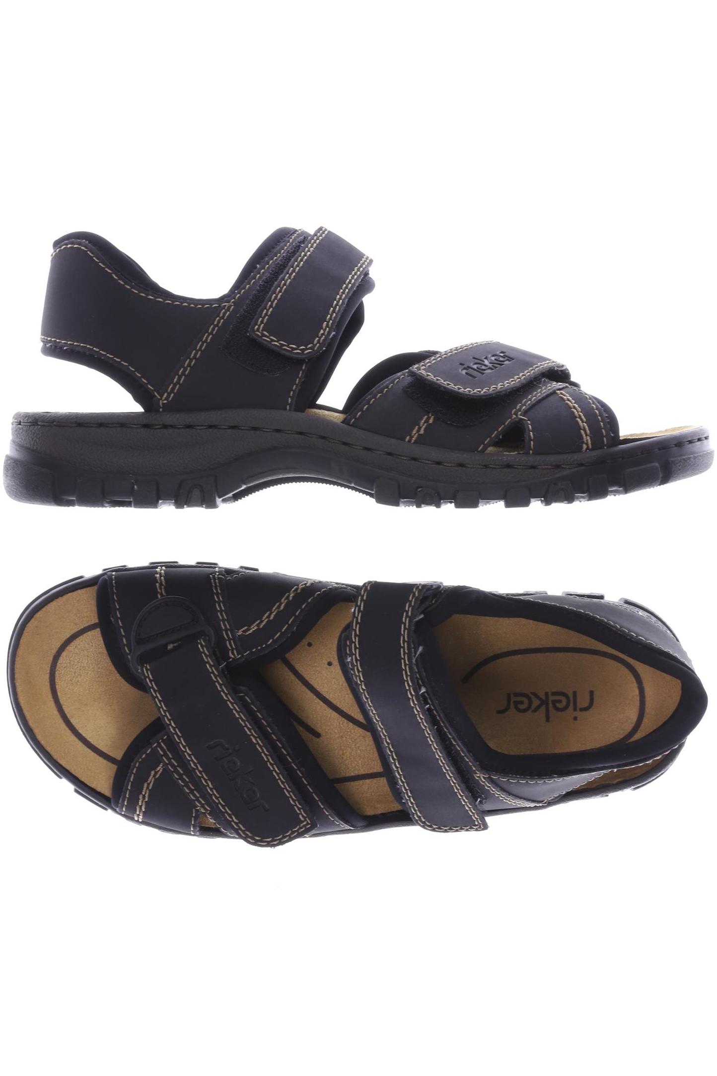 

Rieker Herren Sandale, schwarz