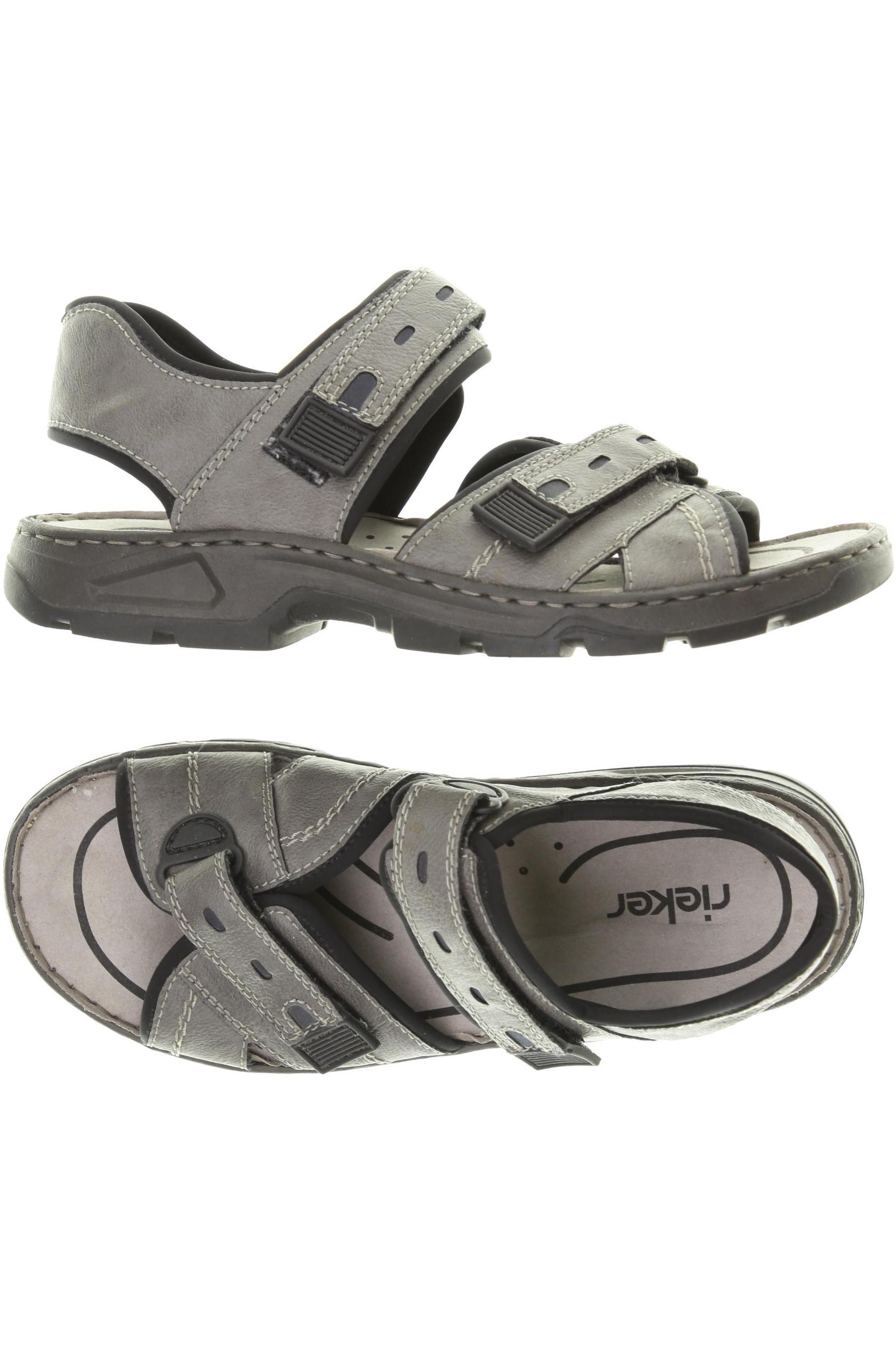 Thumbnail - Rieker Herren Sandale, grau, Gr. 43