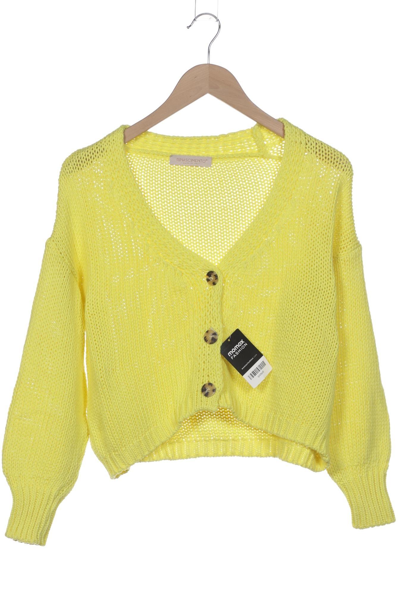 

Rinascimento Damen Strickjacke, gelb, Gr. 38