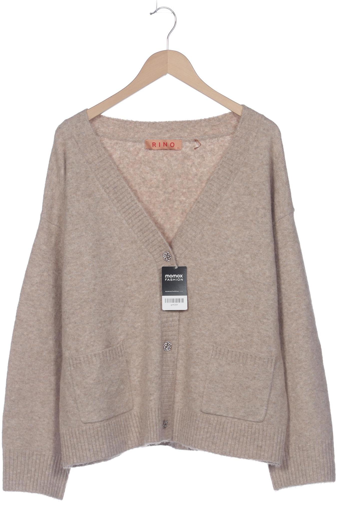 

Rino&Pelle Damen Strickjacke, beige, Gr. 44