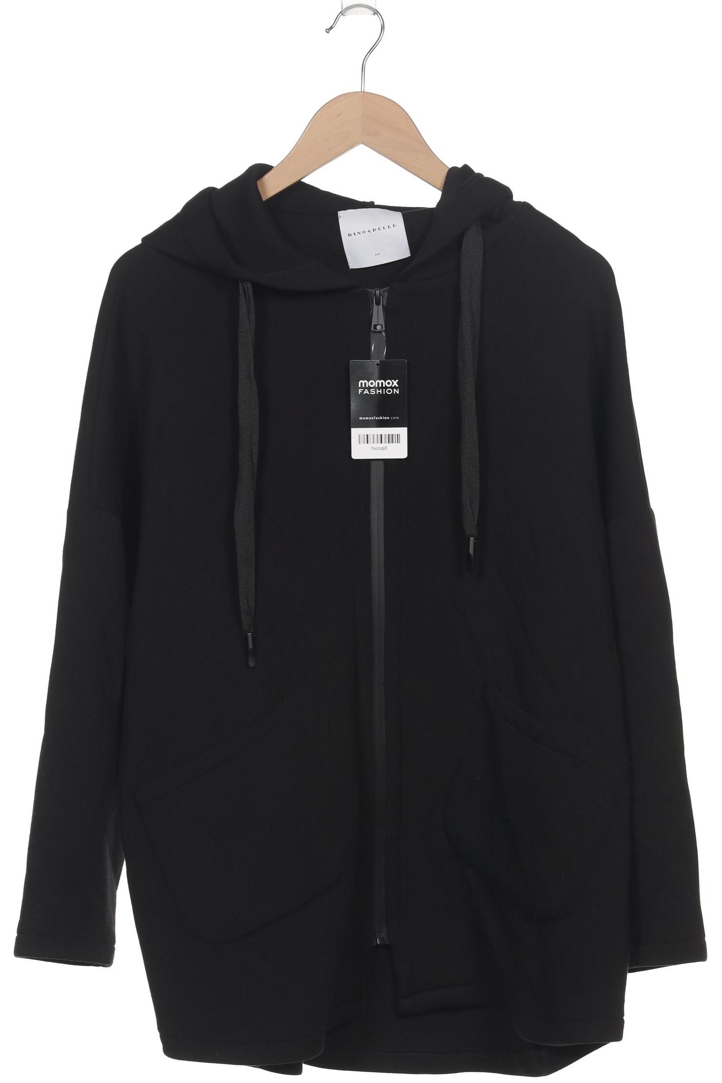

Rino&Pelle Damen Kapuzenpullover, schwarz, Gr. 40