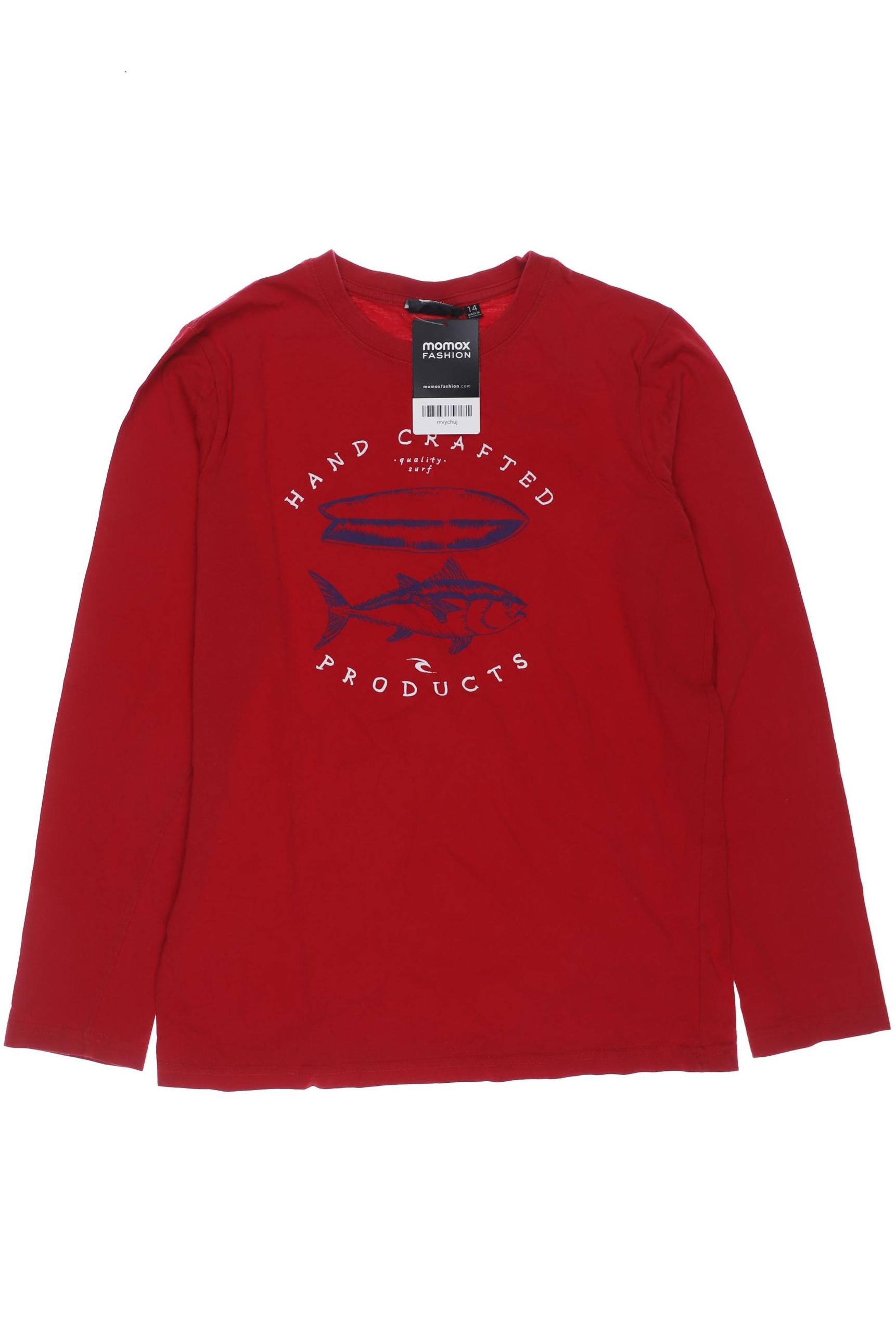 

RIP CURL Jungen Langarmshirt, rot