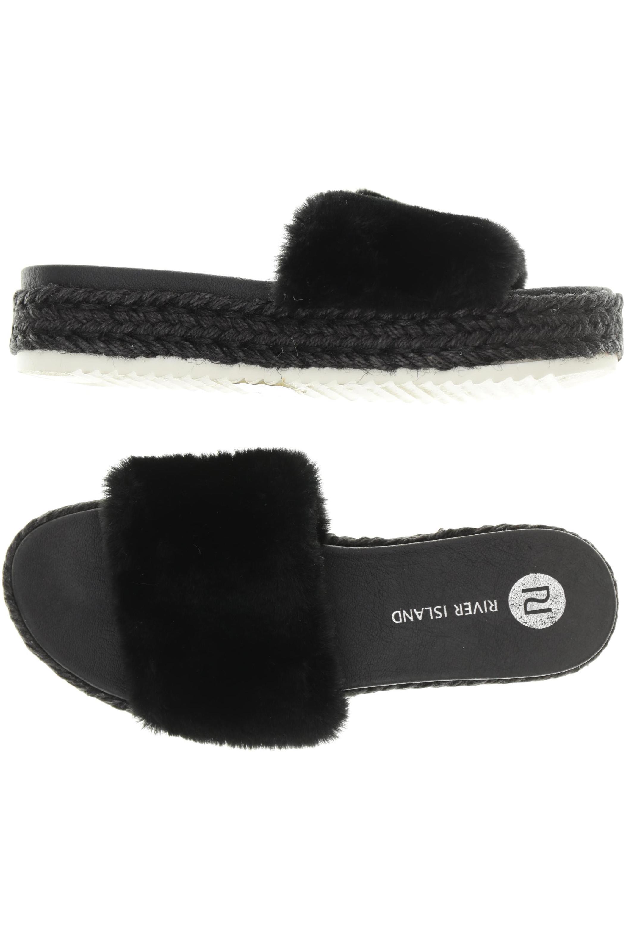 

River Island Damen Sandale, schwarz, Gr. 39