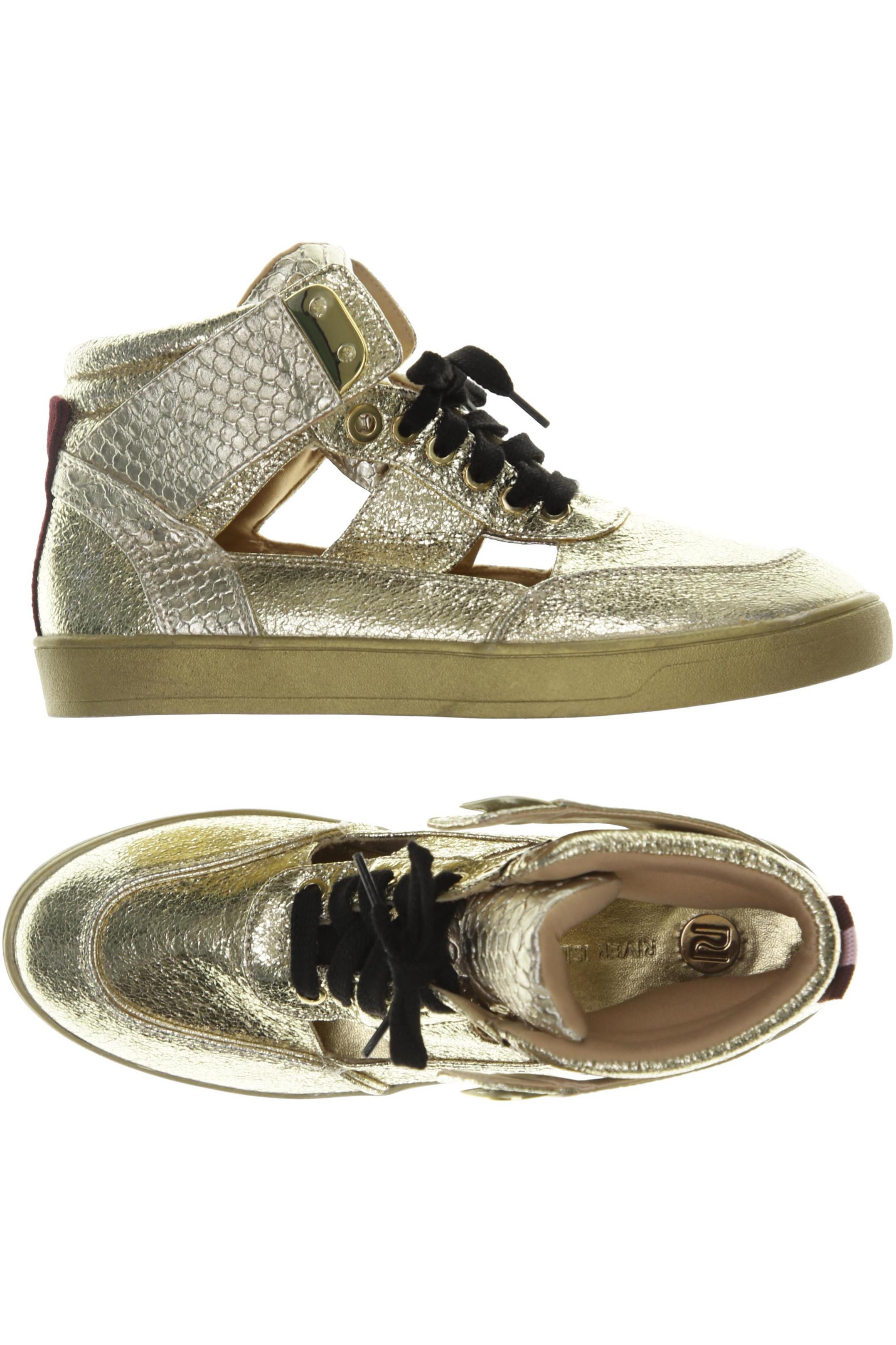 

River Island Damen Sneakers, gelb, Gr. 38