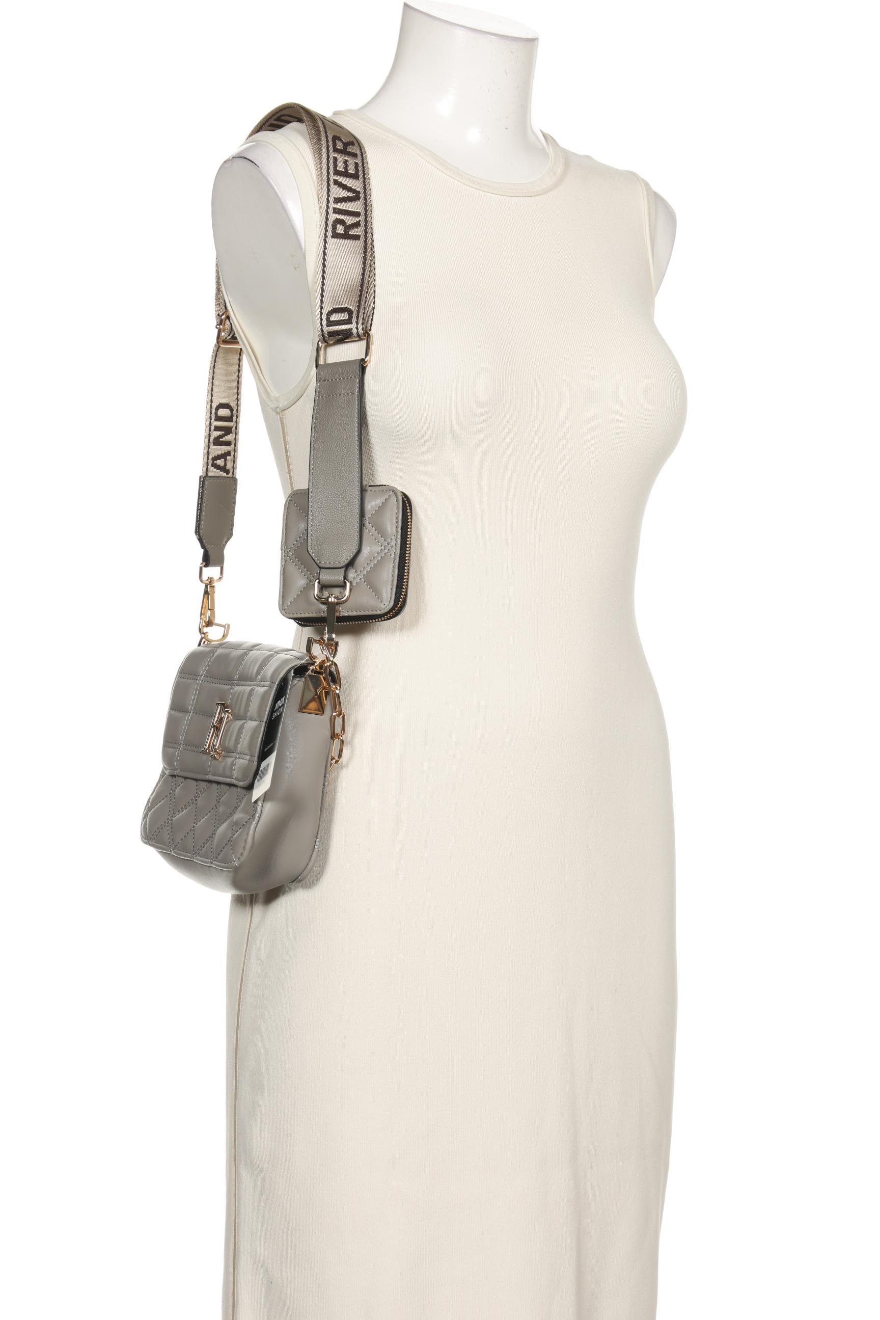 

River Island Damen Handtasche, grau, Gr.
