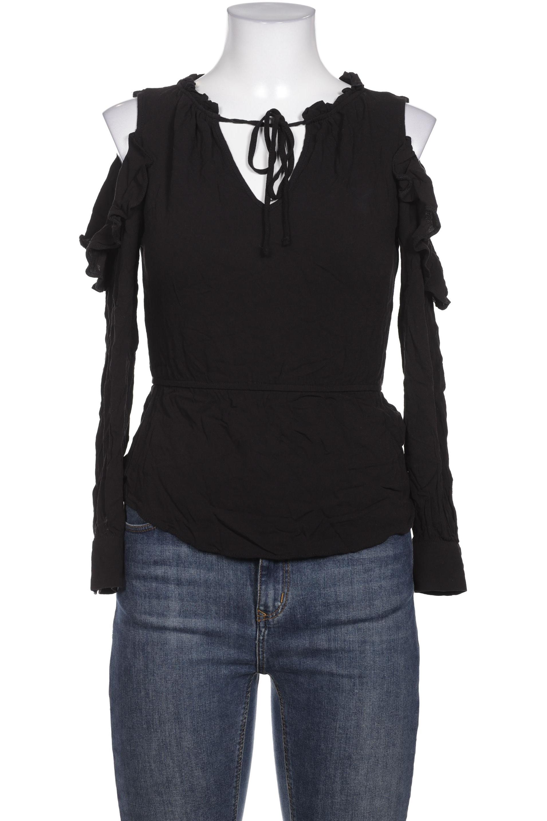 

River Island Damen Bluse, schwarz