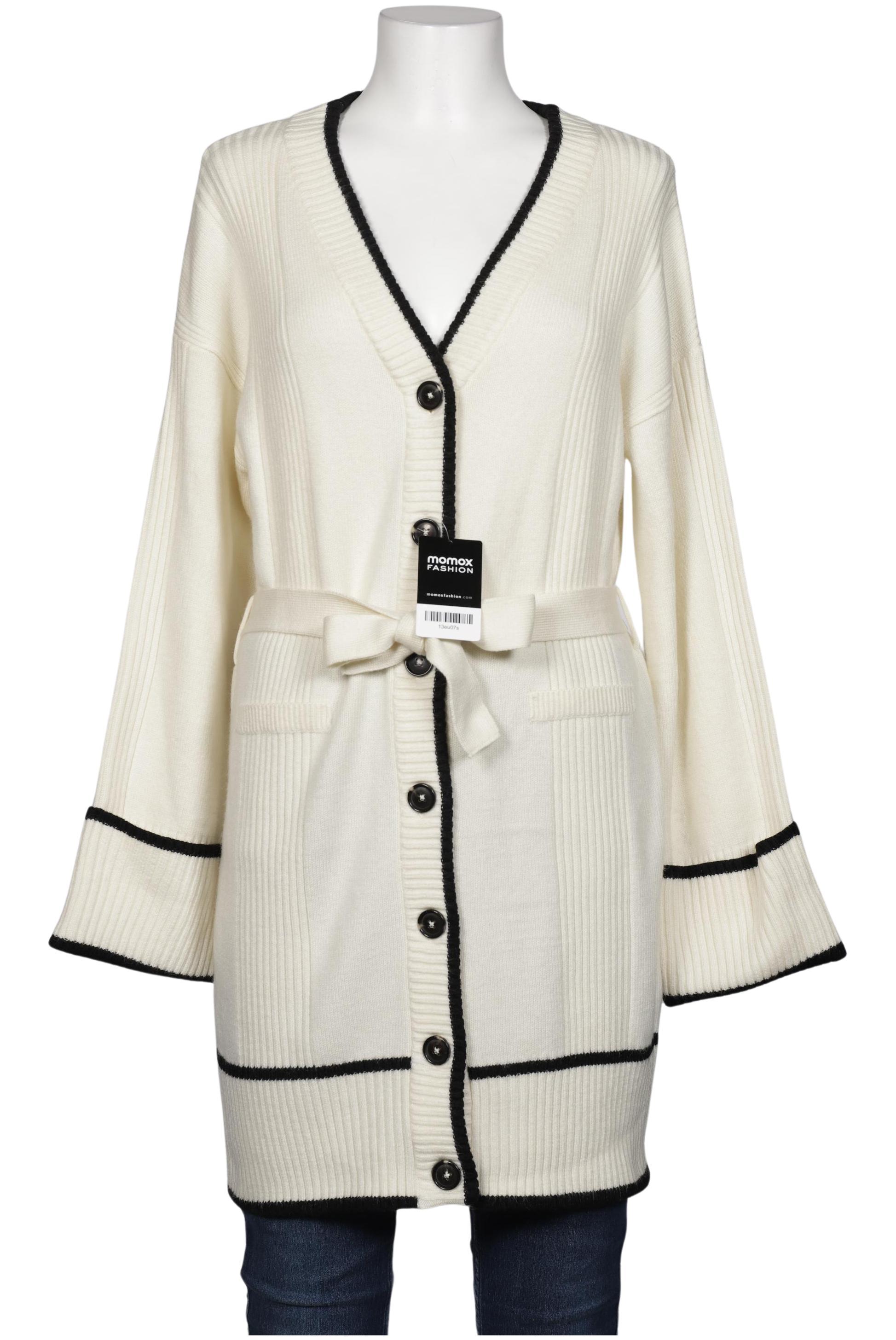 

River Island Damen Strickjacke, cremeweiß, Gr. 38