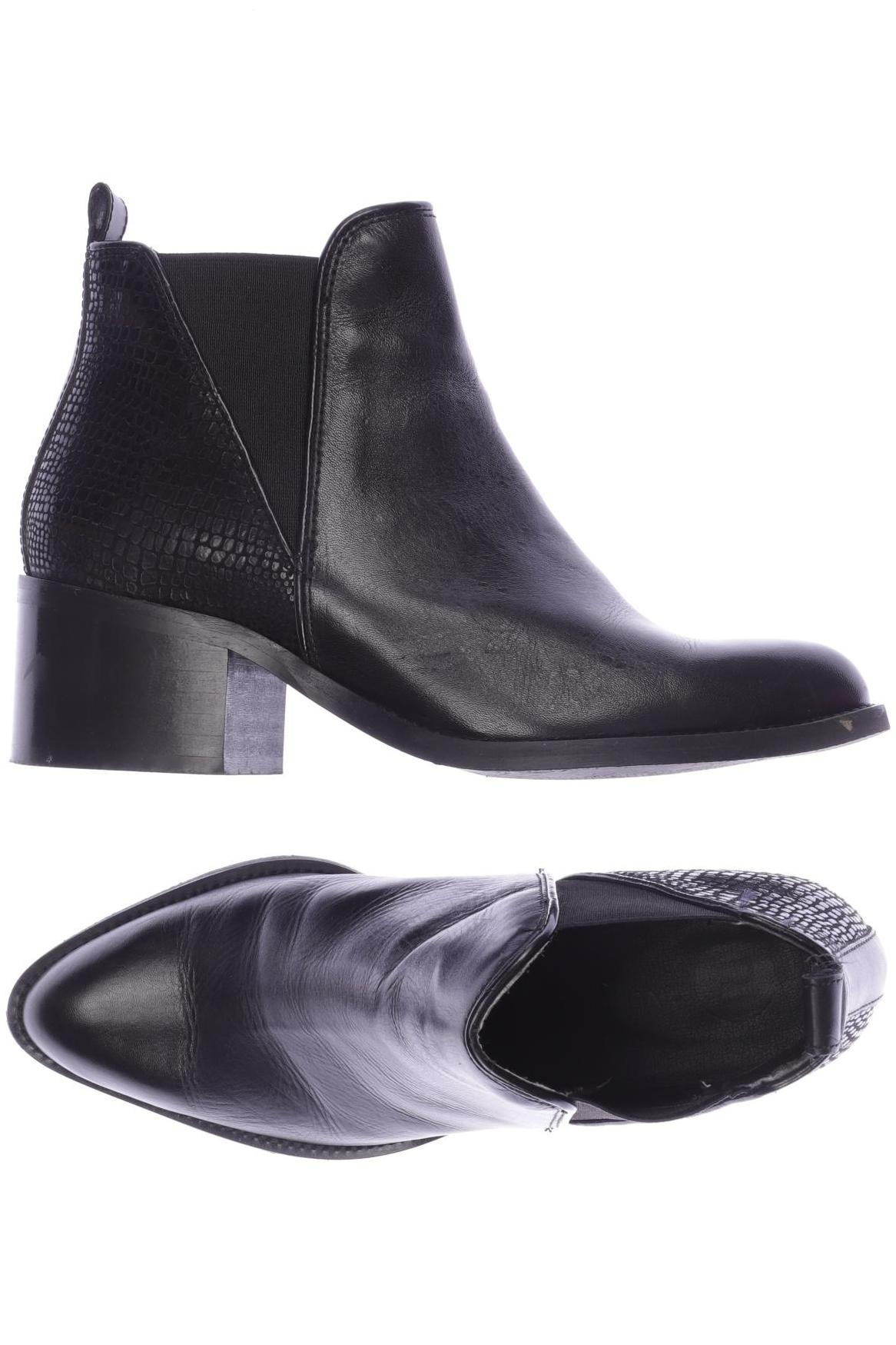 

River Island Damen Stiefelette, schwarz