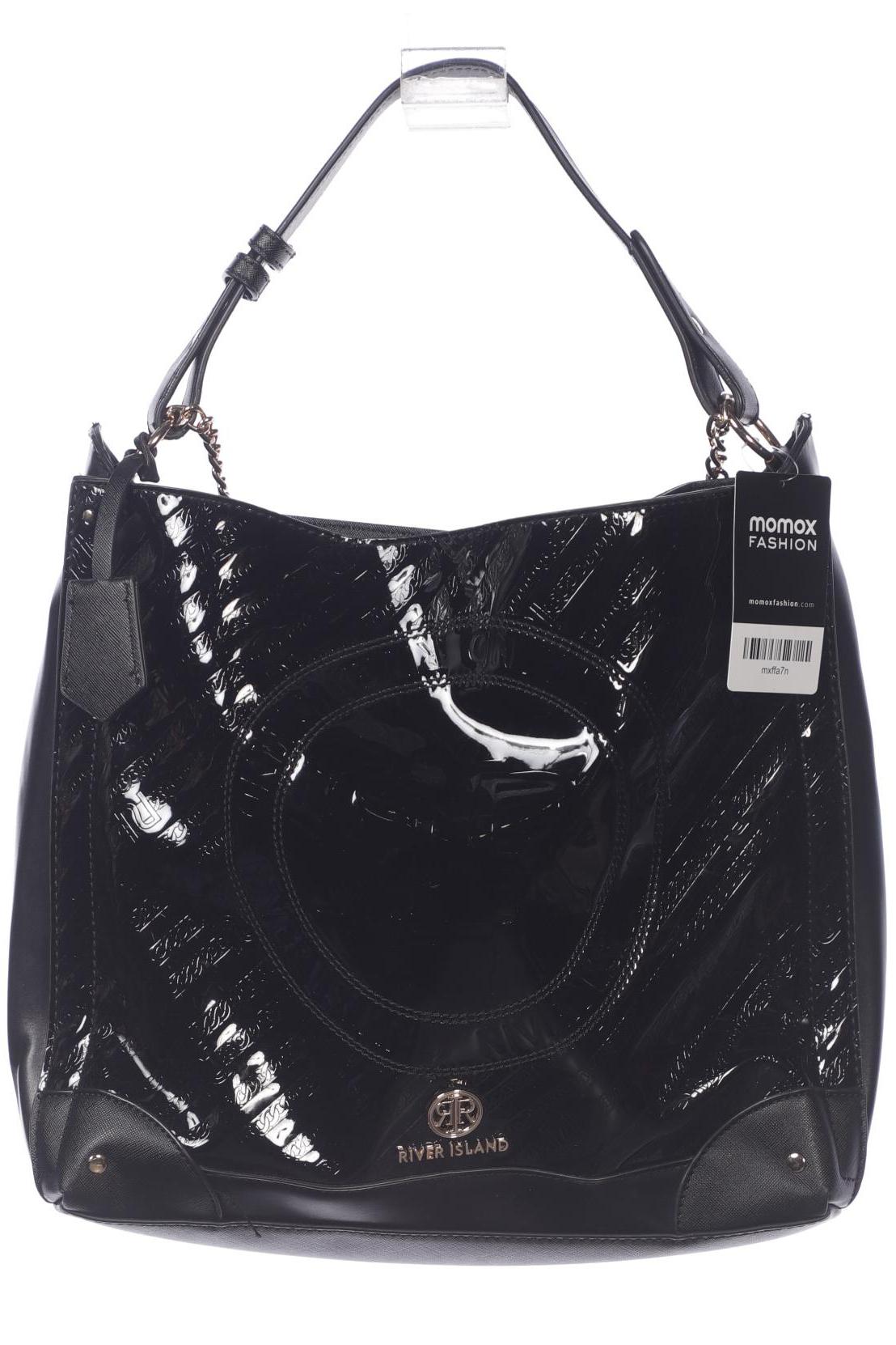 

River Island Damen Handtasche, schwarz, Gr.