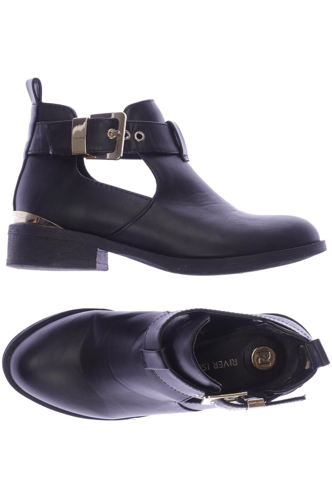 

River Island Damen Stiefelette, schwarz, Gr. 36