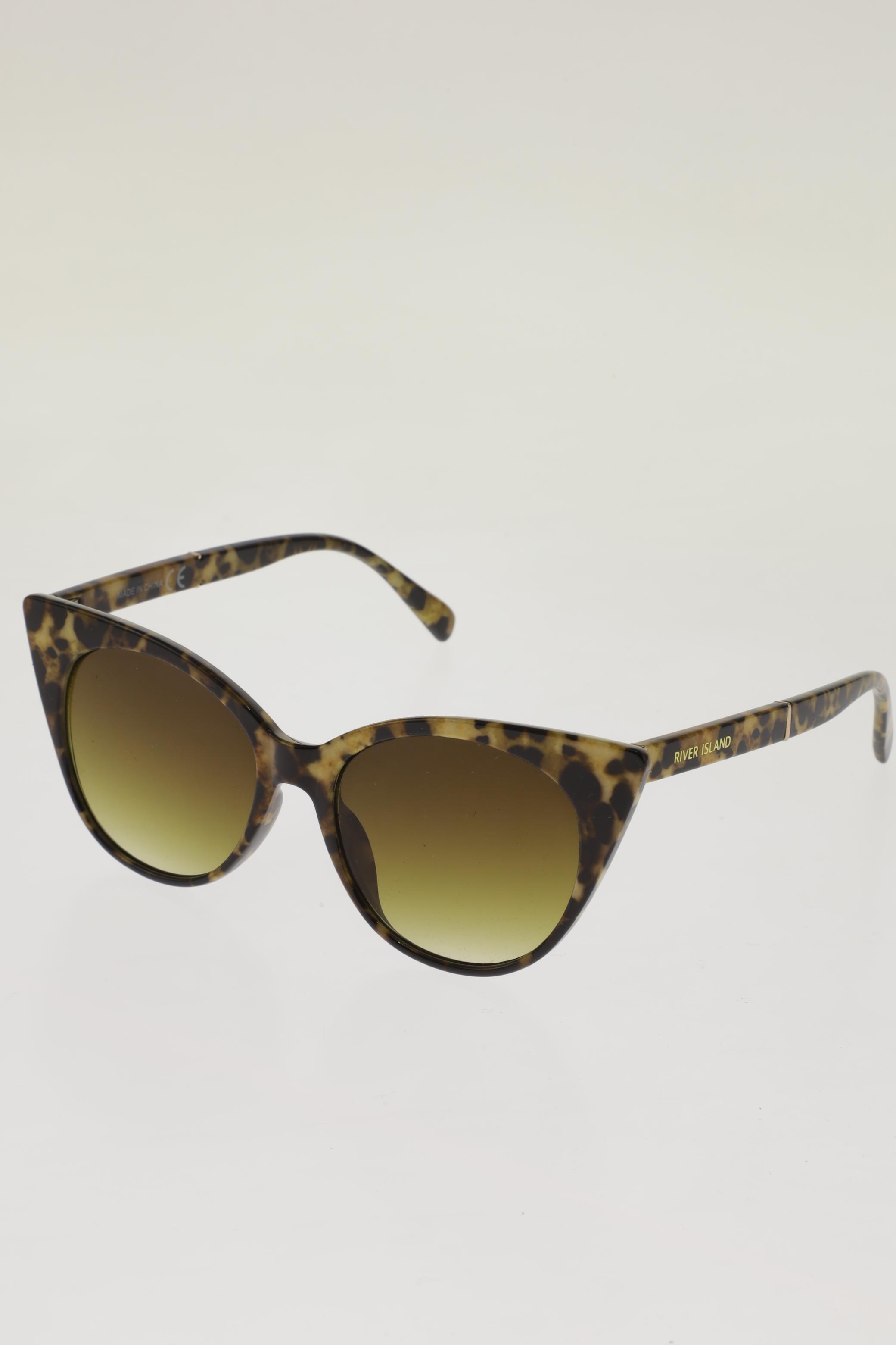 

River Island Damen Sonnenbrille, braun, Gr.