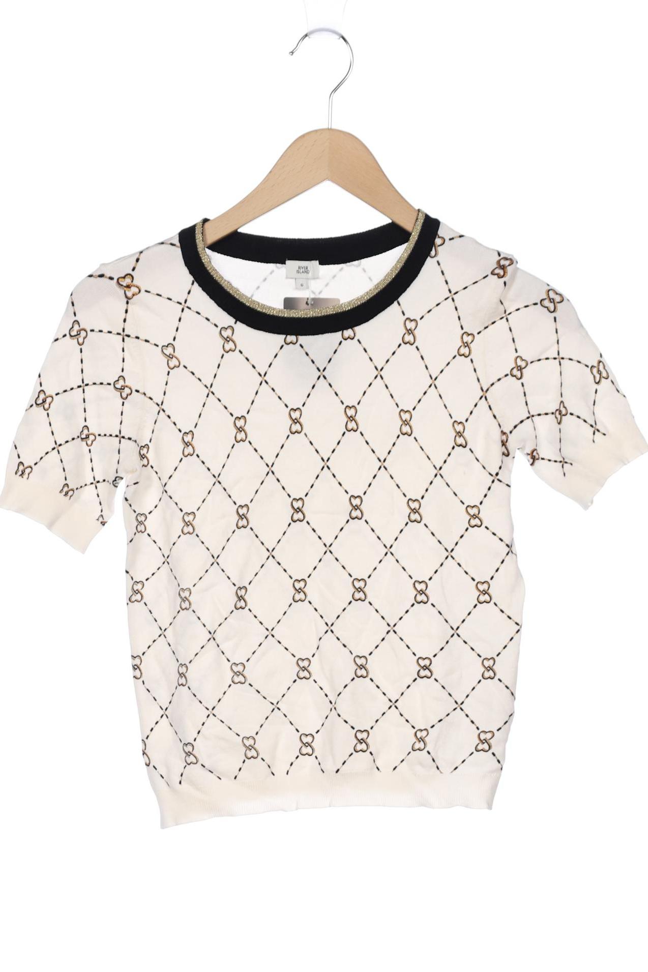 

River Island Damen Pullover, beige, Gr. 6
