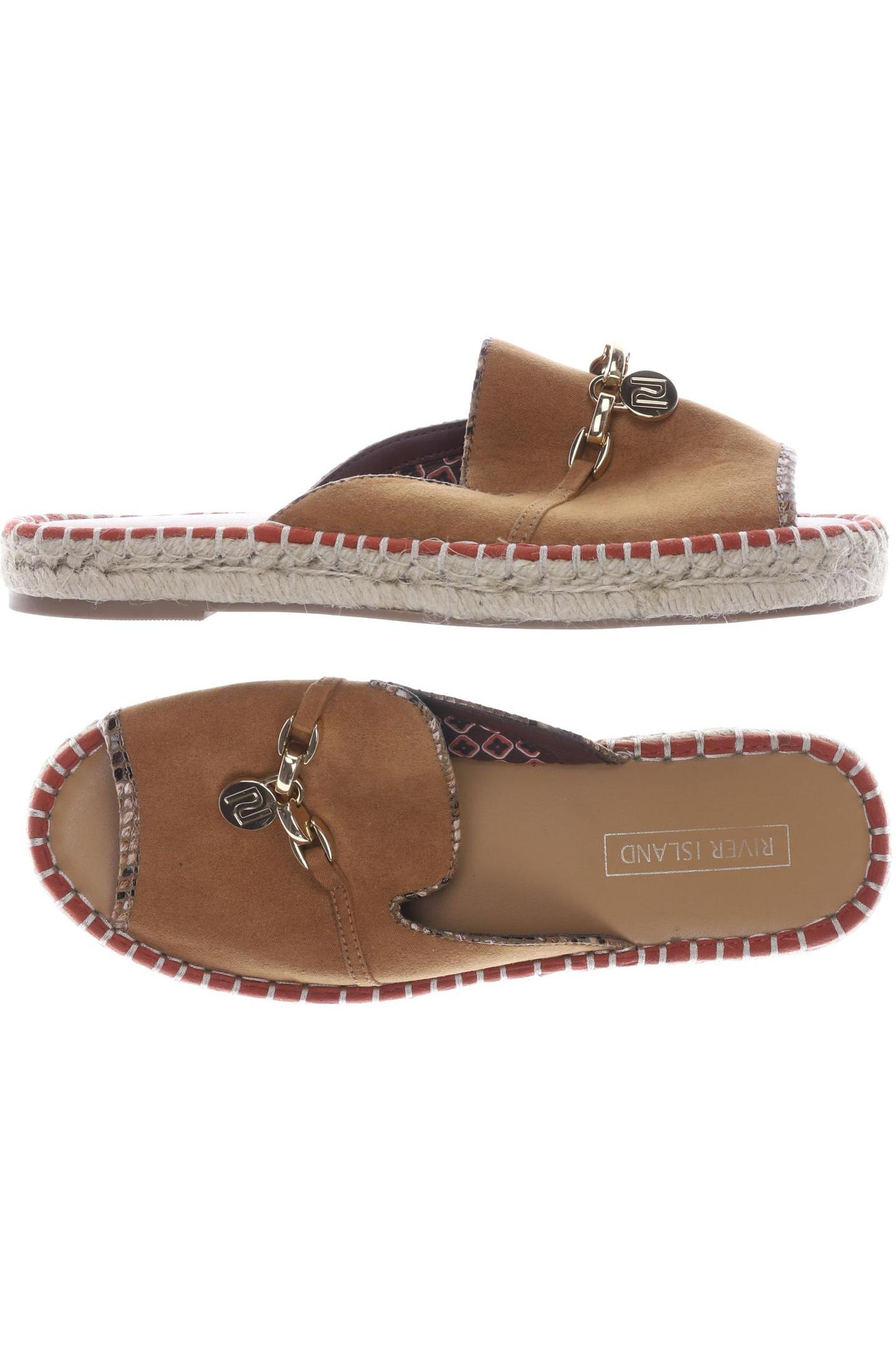

River Island Damen Sandale, braun, Gr. 38