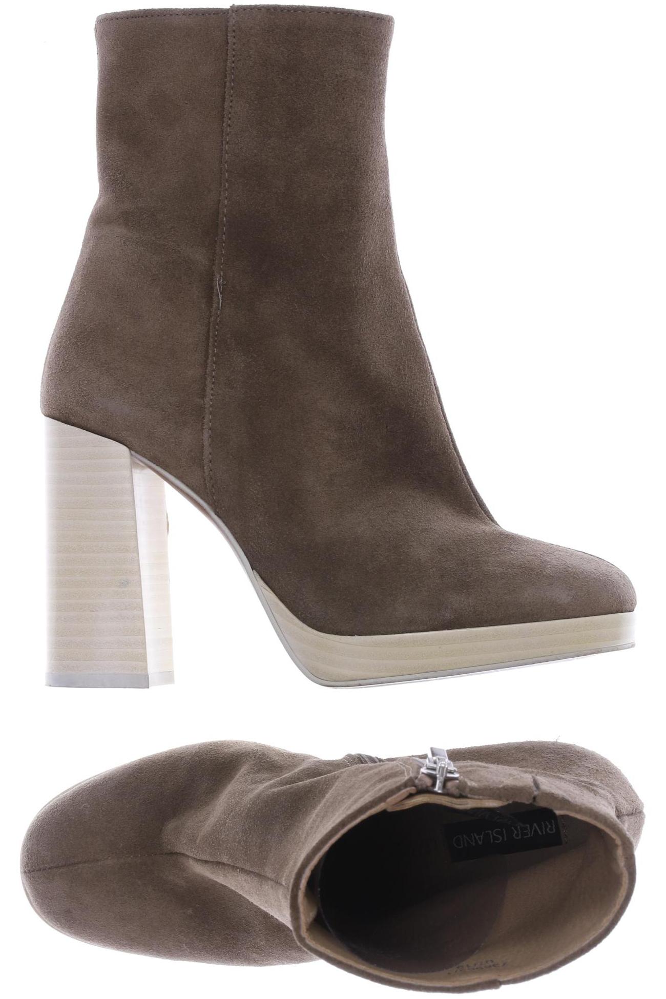 

River Island Damen Stiefelette, beige, Gr. 37