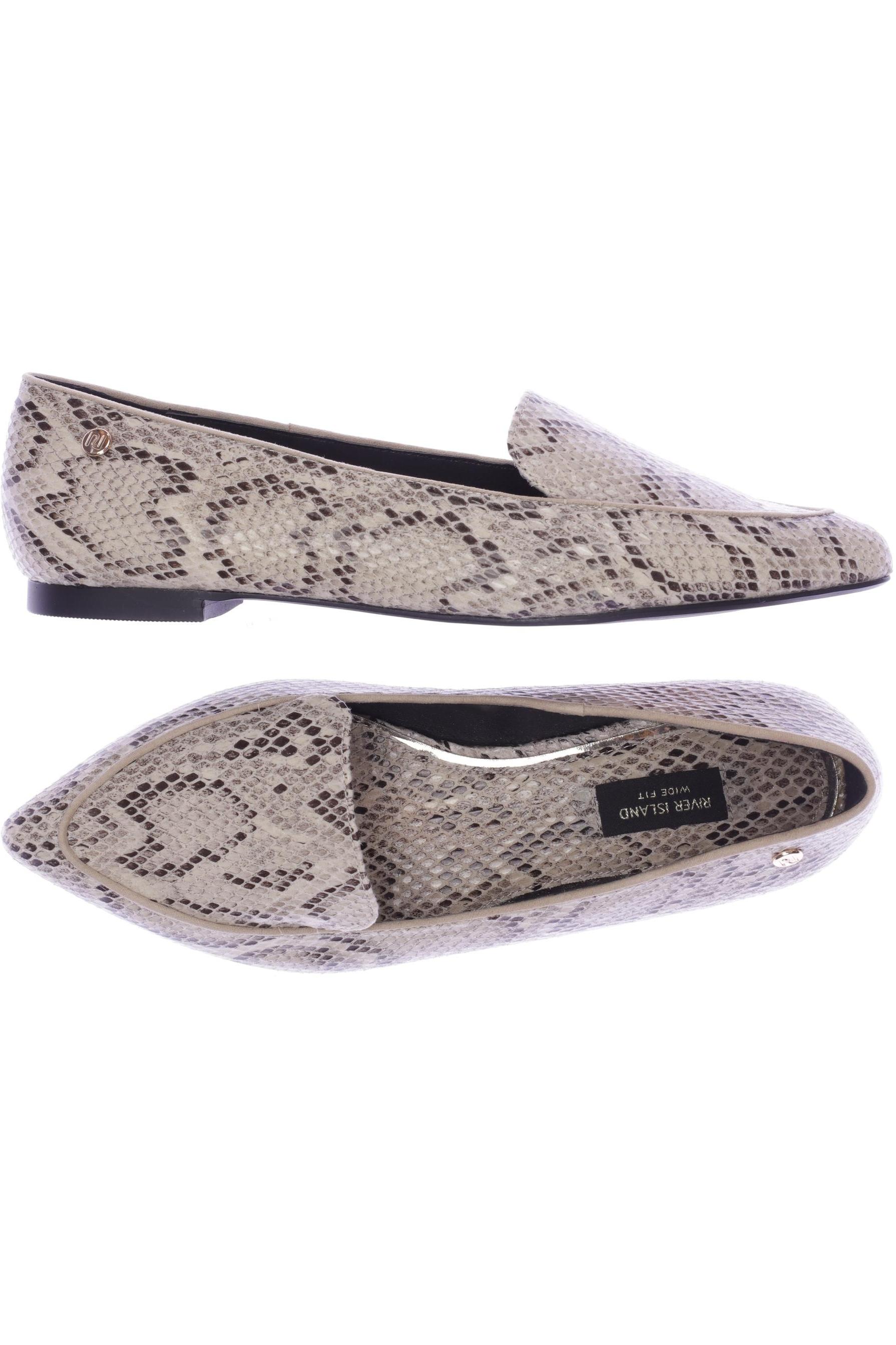 

River Island Damen Ballerinas, beige, Gr. 7