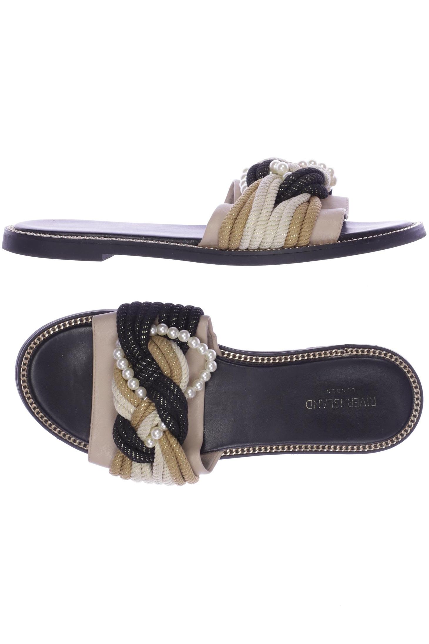 

River Island Damen Sandale, beige, Gr. 6