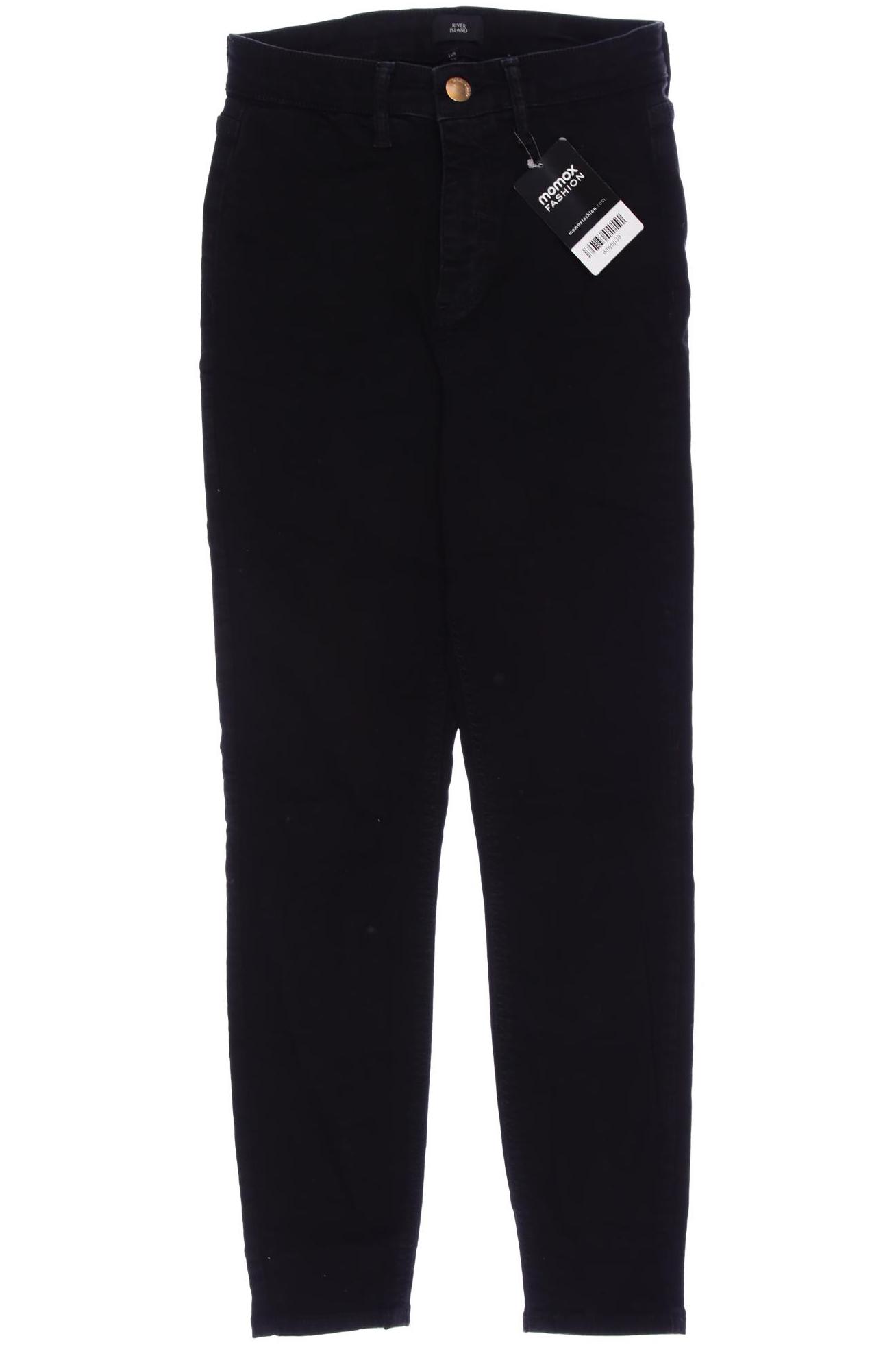 

River Island Damen Jeans, schwarz