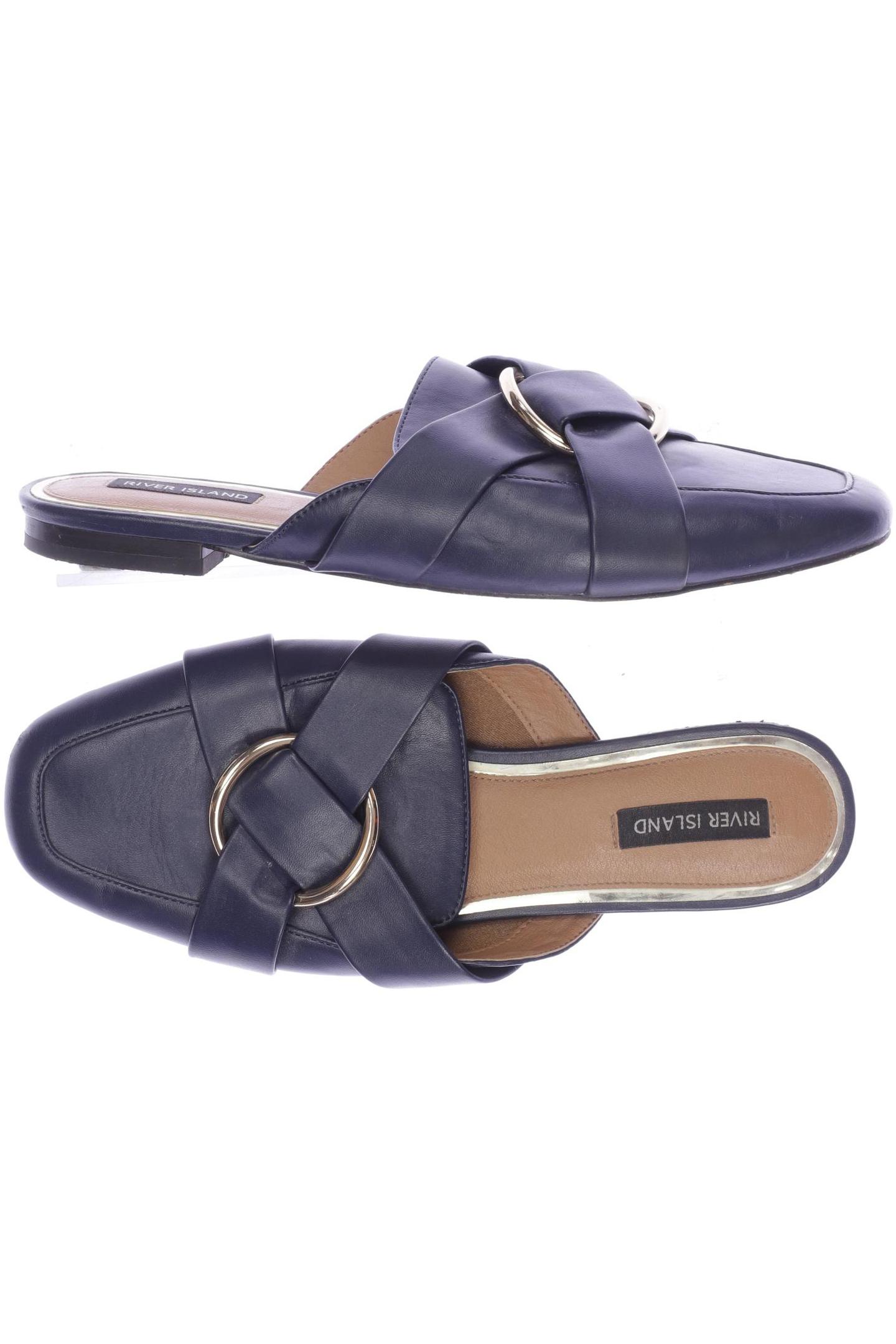 

River Island Damen Sandale, marineblau, Gr. 39